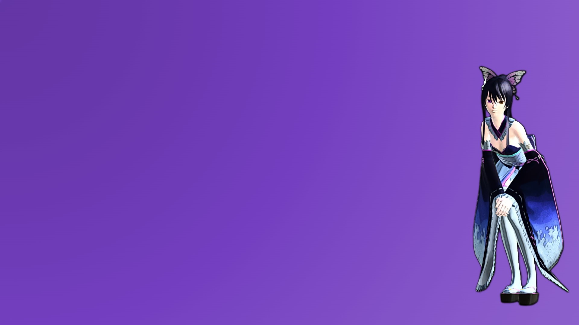 indoors, clothing, full length, holding, 1080P, purple, adult, hairstyle, blue, front view, human representation, art and craft, colored background, pink color, HD Wallpaper