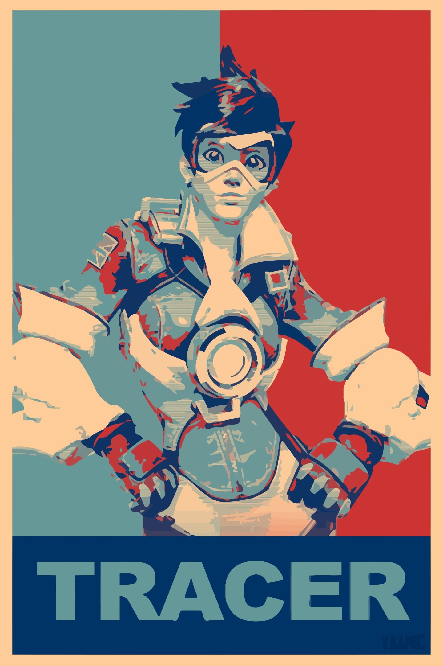 event, tracer, human representation, Tracer (Overwatch), holiday - event, retro styled, poster, communication, no people, 1080P, art and craft, mammal, Phone HD Wallpaper