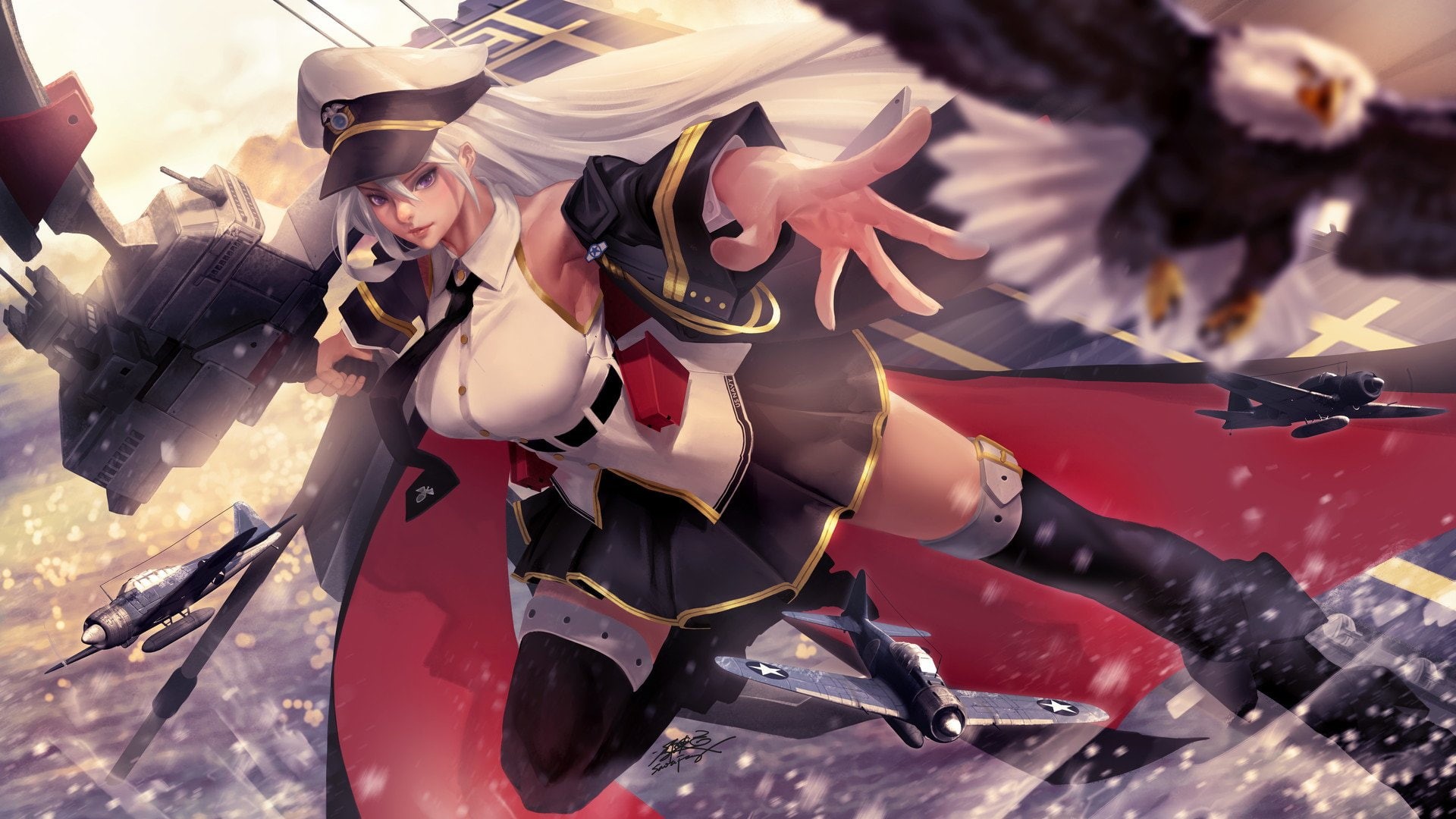 Enterprise (Azur Lane), 1080P, Azur Lane, Anime, HD Wallpaper