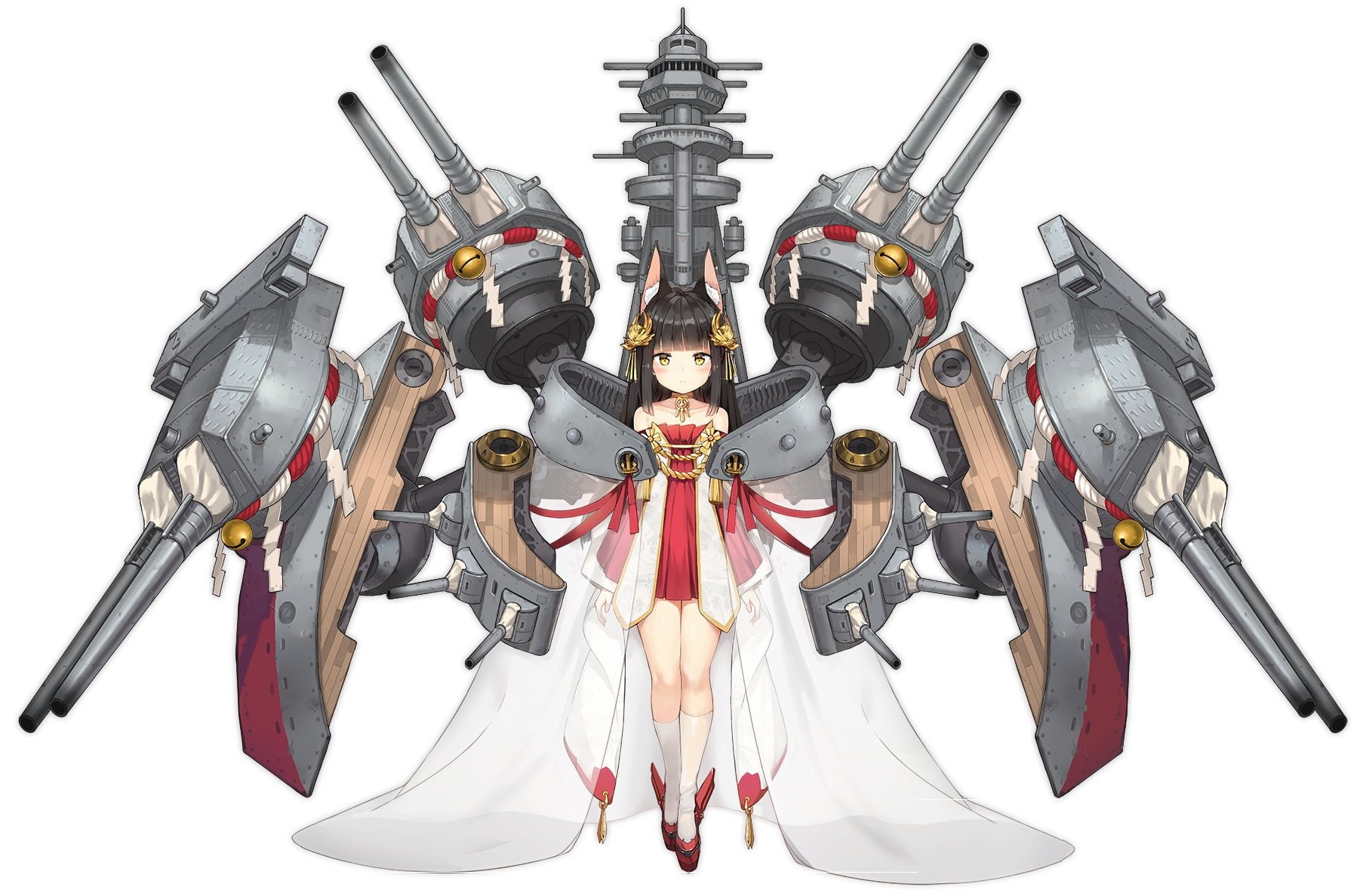 720P, Azur Lane, Nagato (Azur Lane), Anime, HD Wallpaper