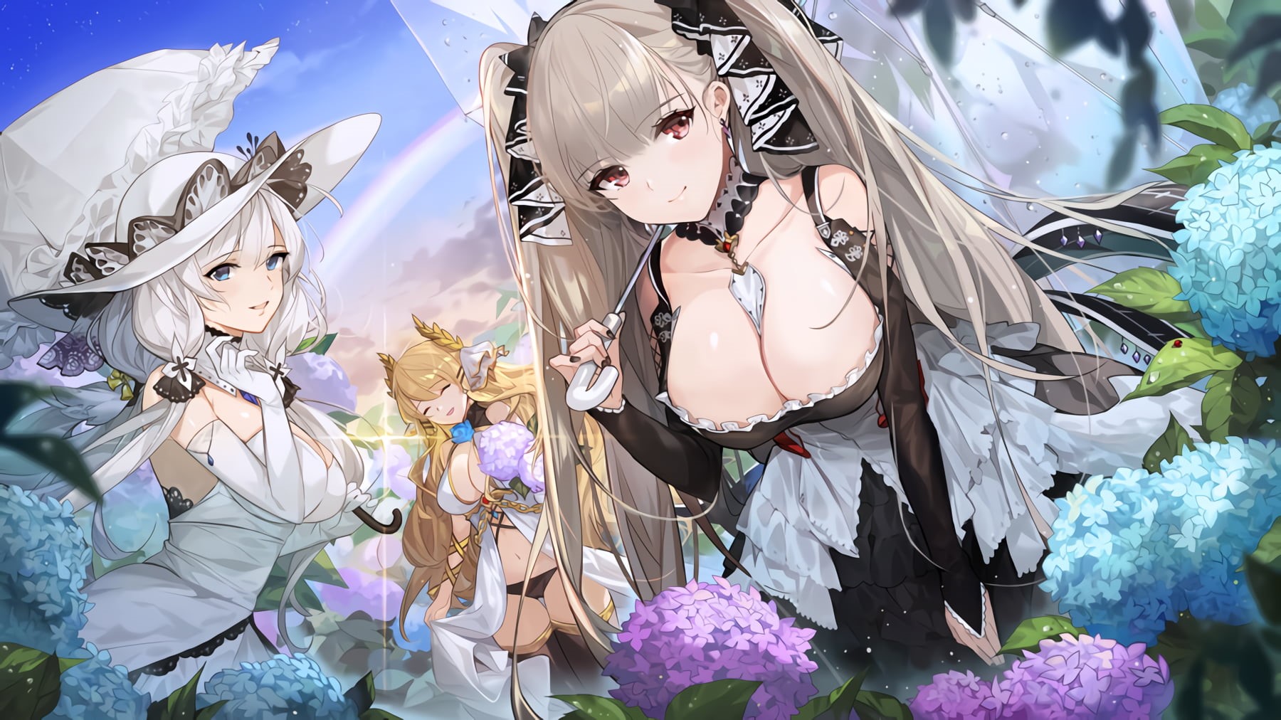 Azur Lane, Victorious (Azur Lane), Formidable (Azur Lane), Illustrious (Azur Lane), 720P, HD Wallpaper