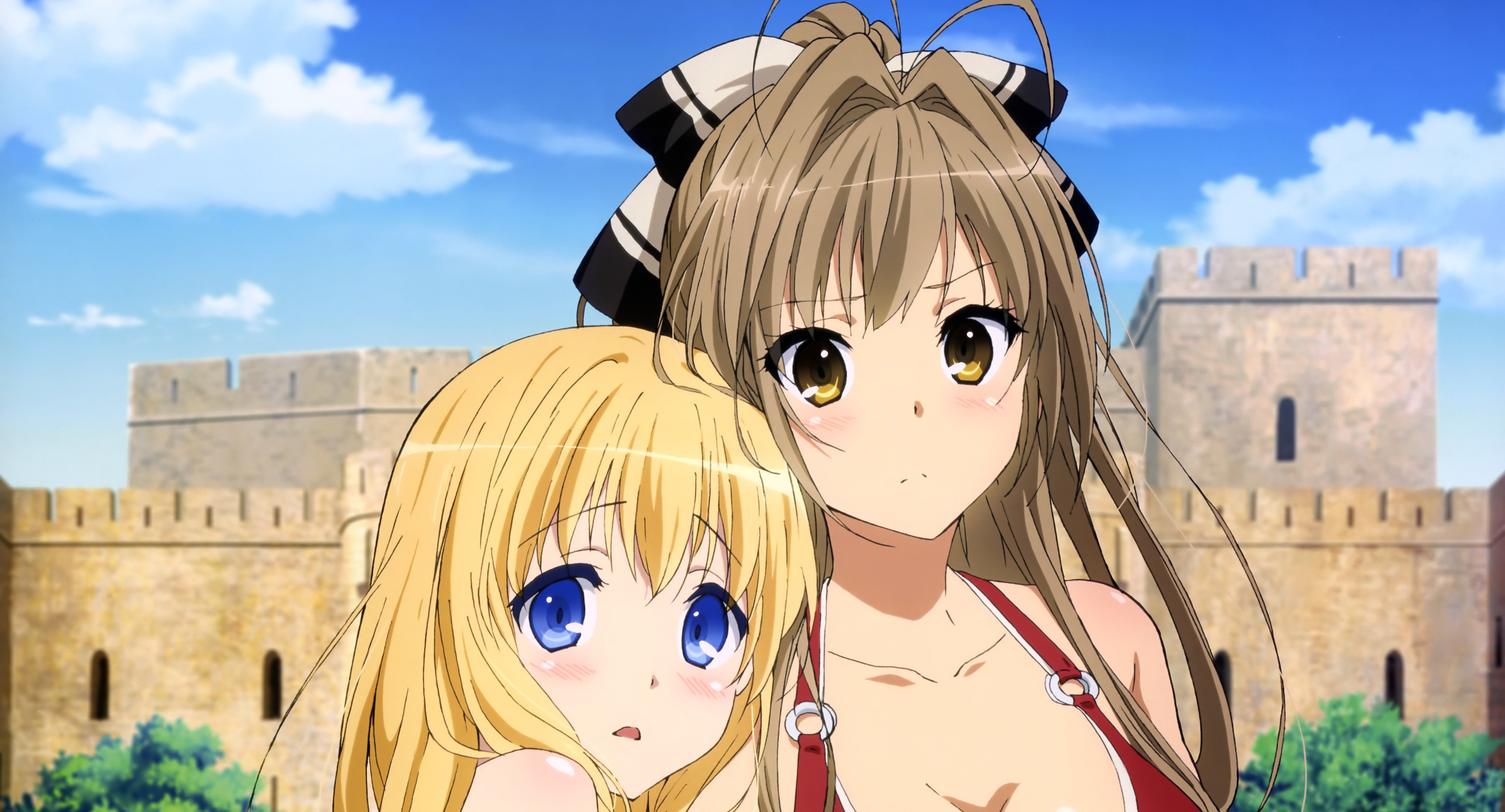 Anime, Amagi Brilliant Park, 5K, Isuzu Sento, Latifa Fleuranza, HD Wallpaper