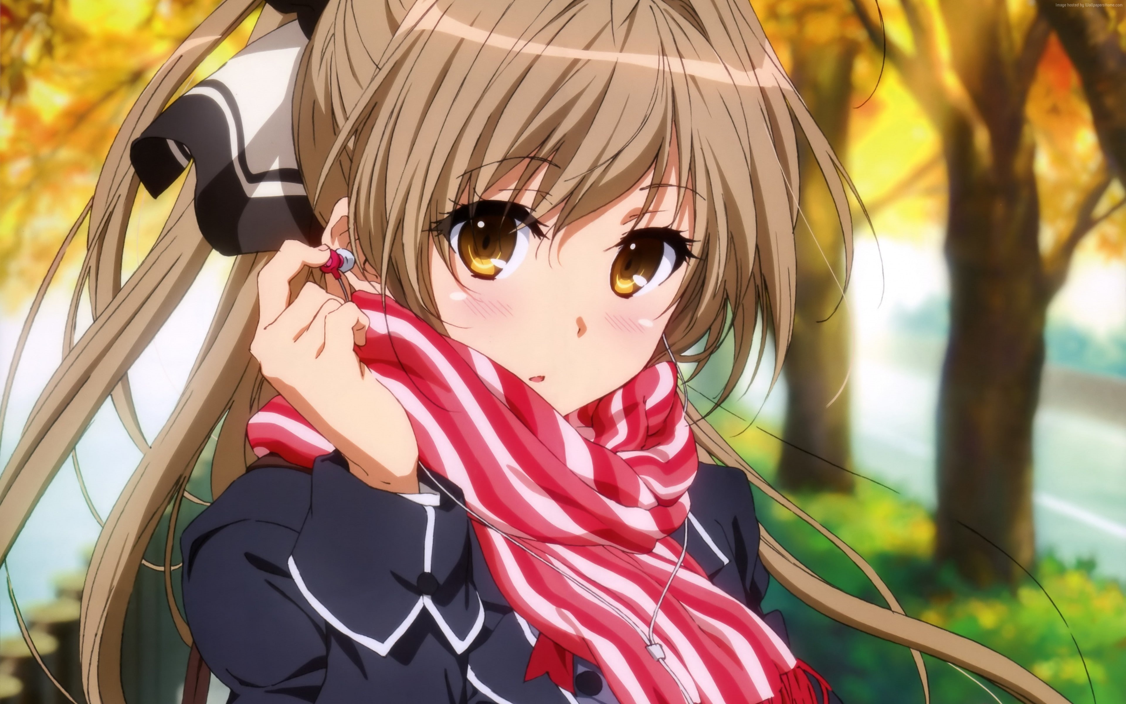 anime, 4K, girl, beauty, Sento Isuzu, 4k, HD Wallpaper