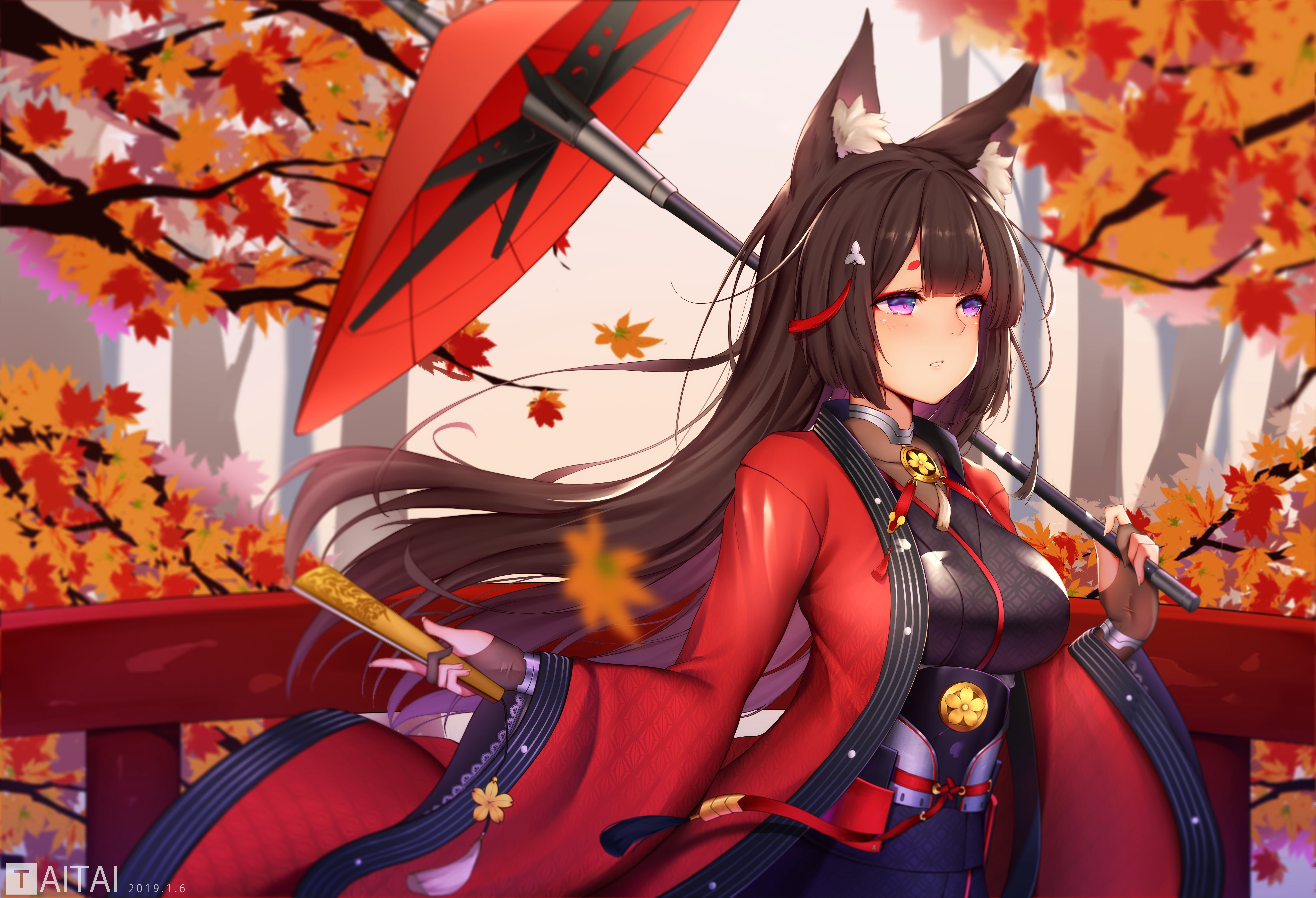 8K, Amagi (Azur Lane), Azur Lane, anime girls, anime, HD Wallpaper