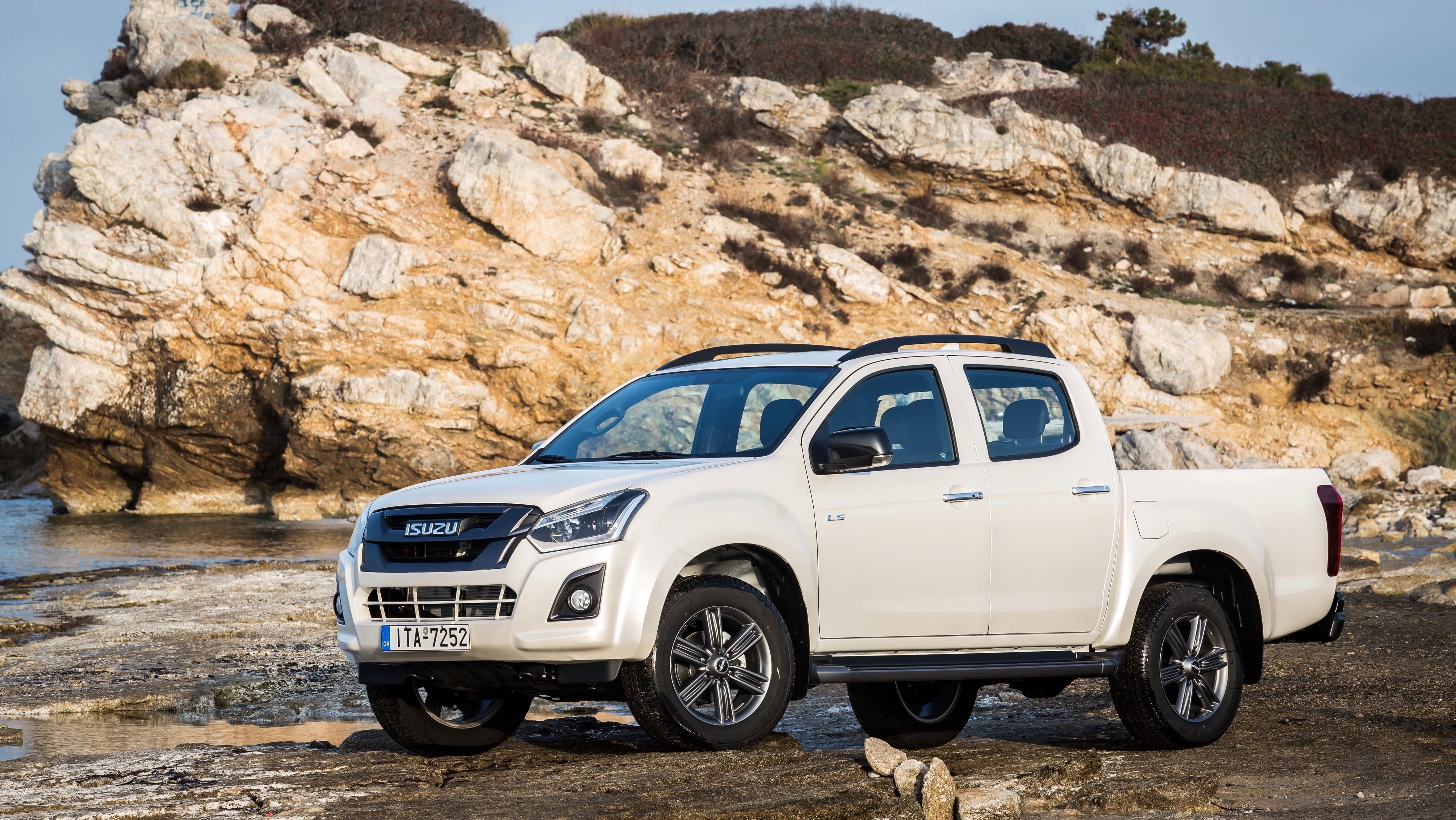 2017, d-max, cab, double, isuzu, 4K, HD Wallpaper