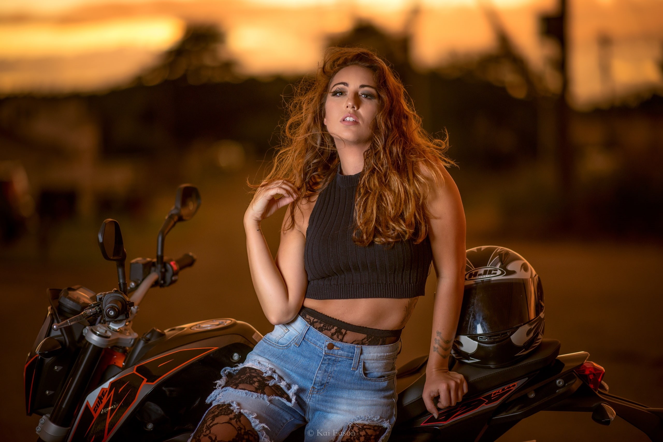 casual clothing, hairstyle, mode of transportation, 2K, focus on foreground, young women, adult, riding, three quarter length, hair, transportation, young adult, HD Wallpaper