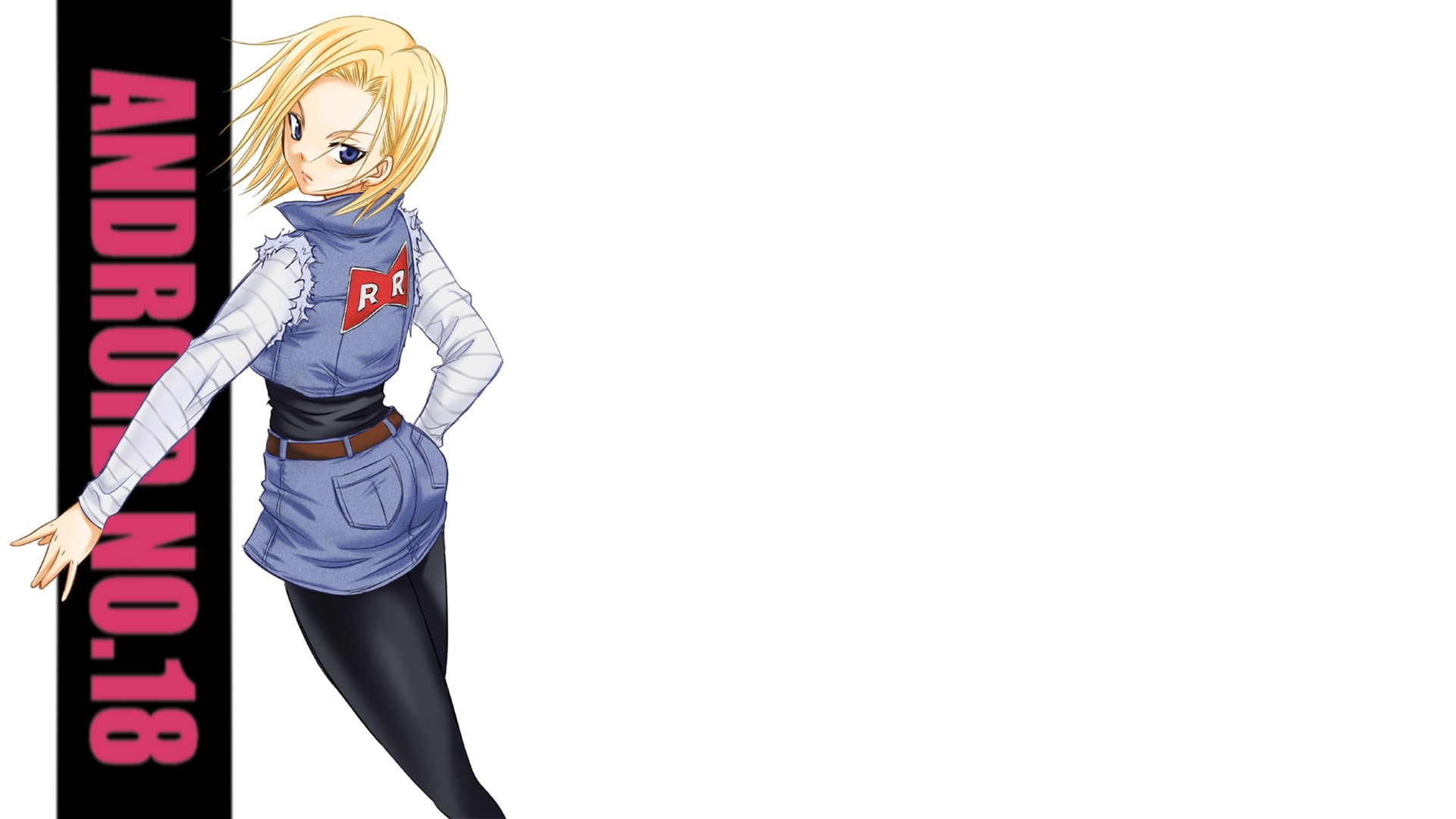 anime girls, copy space, protection, blonde, helmet, representation, real people, women, men, Android 18, indoors, blond hair, studio shot, childhood, purple, HD Wallpaper