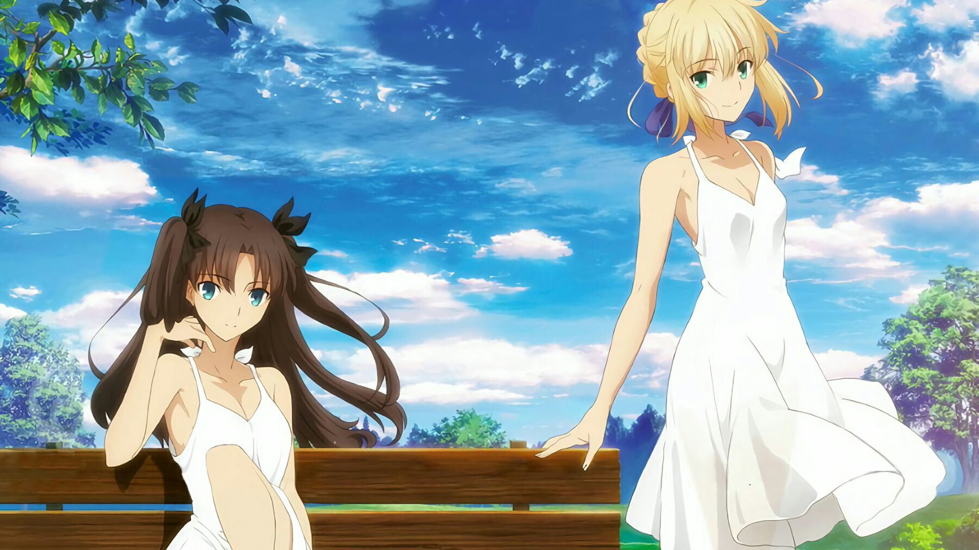1080P, Rin Tohsaka, Artoria Pendragon, Fate/Stay Night: Unlimited Blade