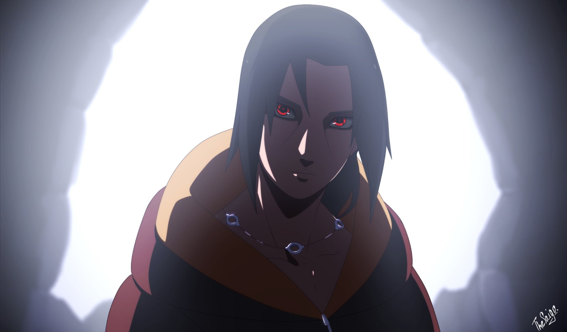 Anime, Mangekyō Sharingan, 1080P, Naruto, Itachi Uchiha, HD Wallpaper