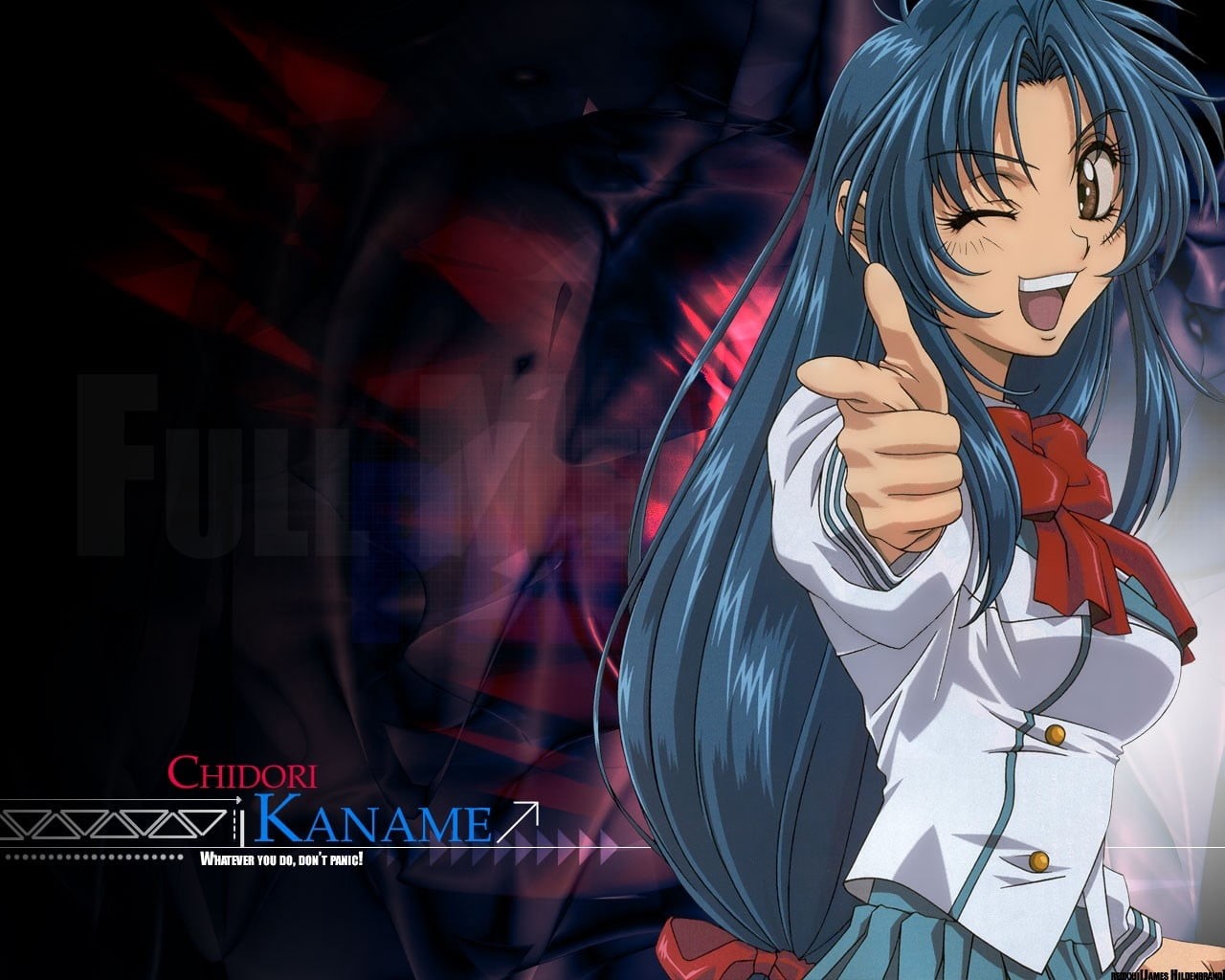 digital composite, smile, night, close-up, creativity, party - social event, adult, indoors, gesture, human representation, 720P, full metal panic, female likeness, HD Wallpaper