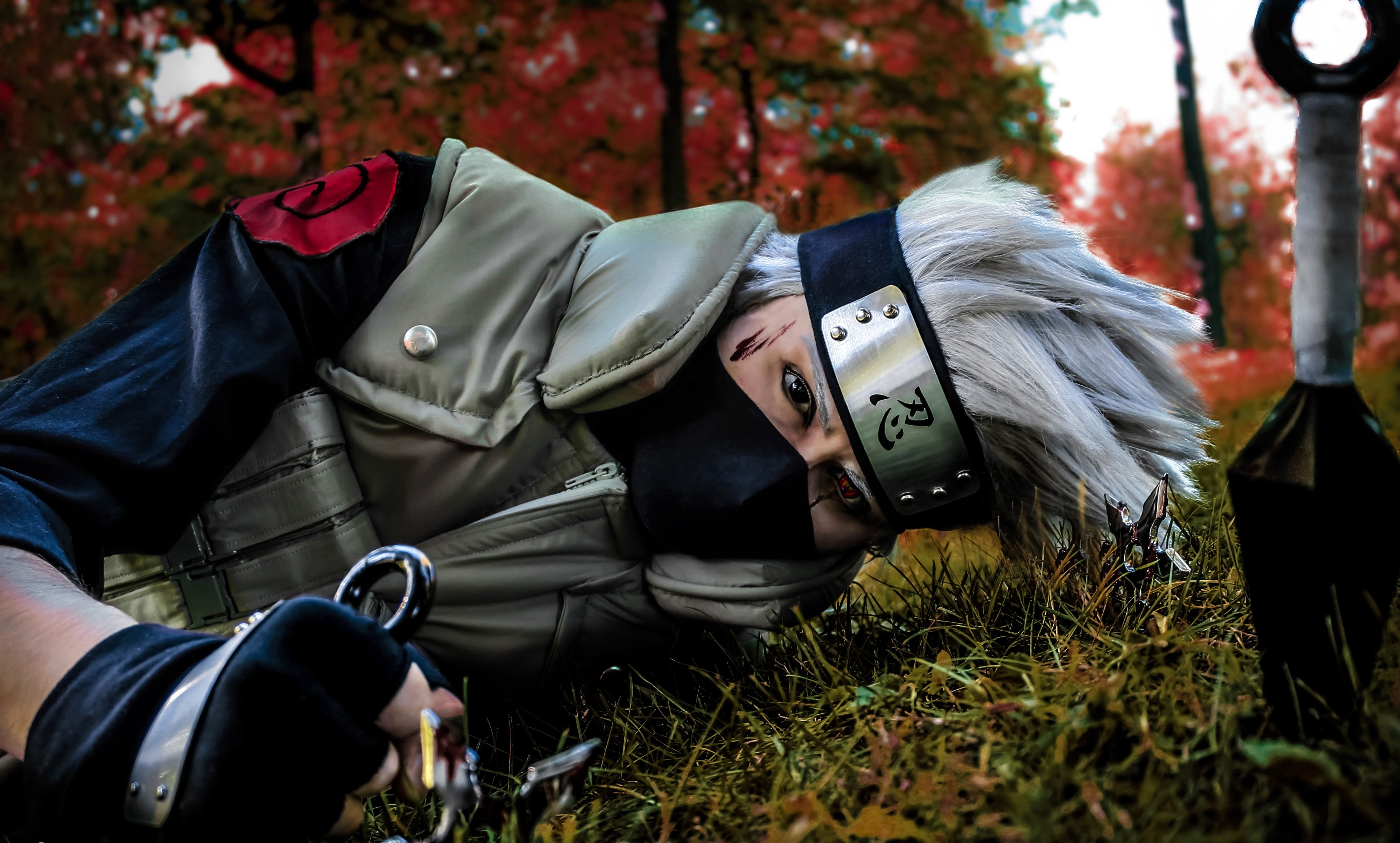 naruto, Hatake Kakashi, shinobi, cosplay, 5K, HD Wallpaper