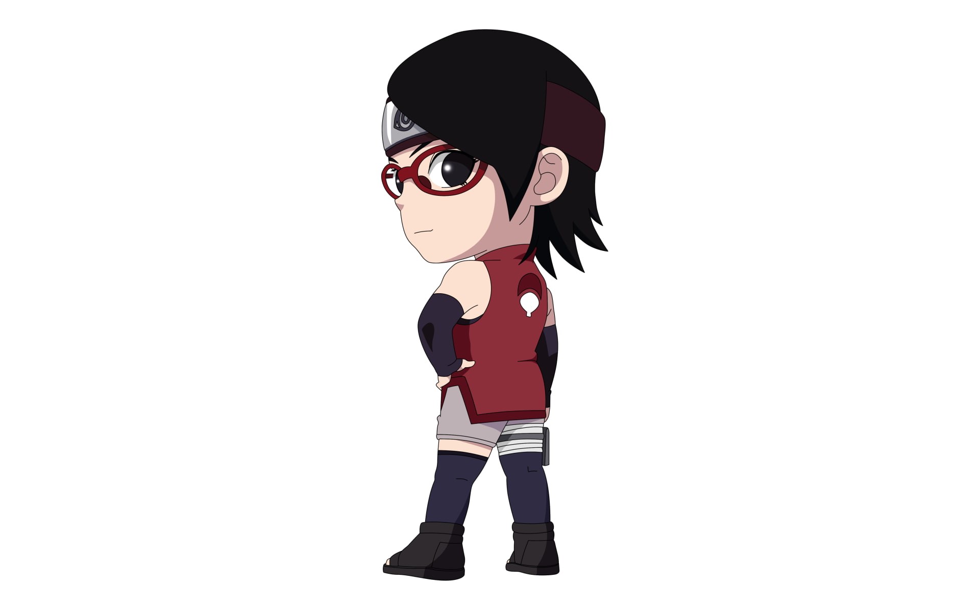 1080P, Boruto, Anime, Sarada Uchiha, HD Wallpaper