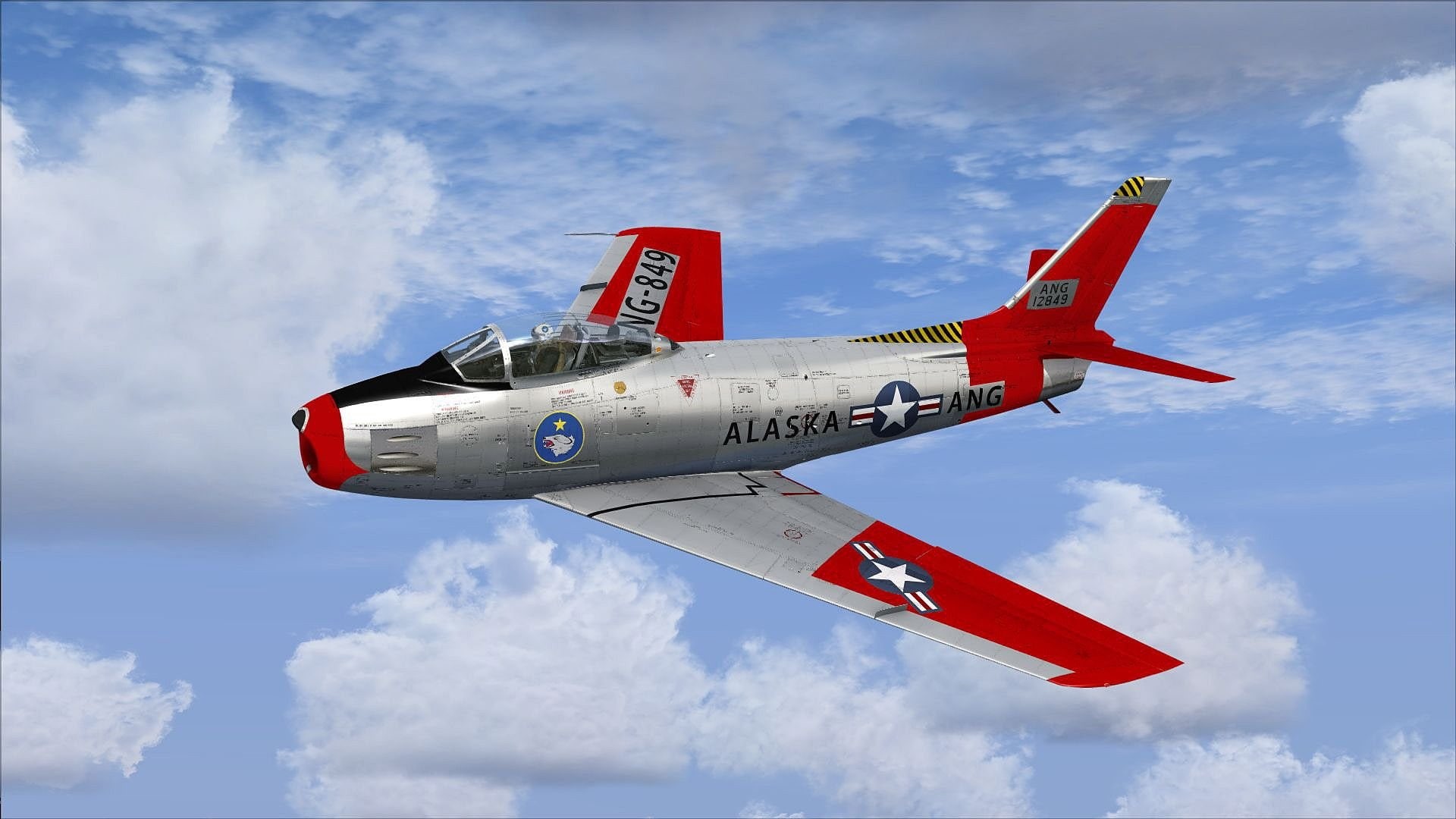 american, f 86, sabre, jets, fighter, 1949, us air force, 1080P, aircrafts, military, north, HD Wallpaper