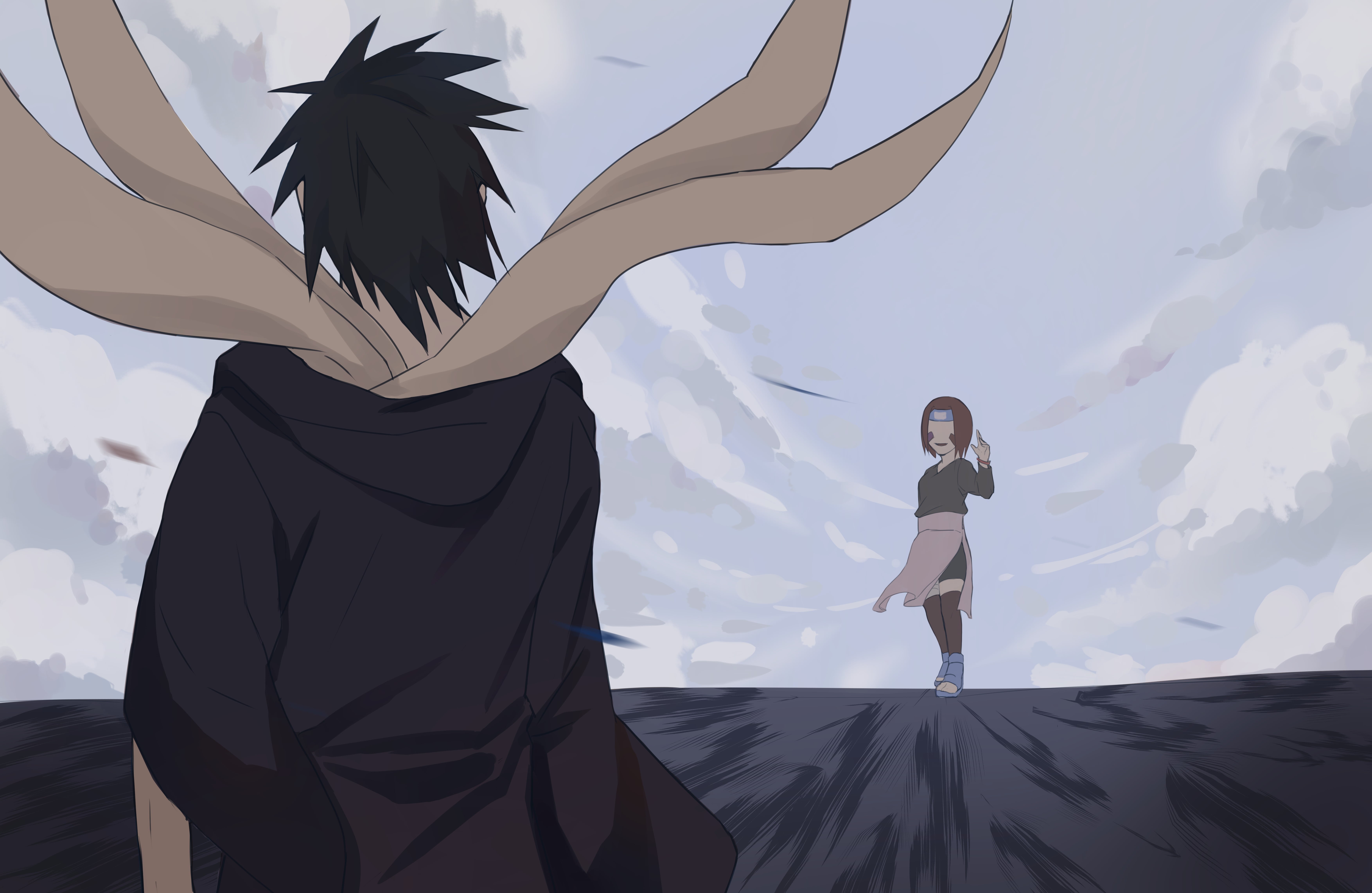 Naruto, 5K, Obito Uchiha, Rin Nohara, HD Wallpaper