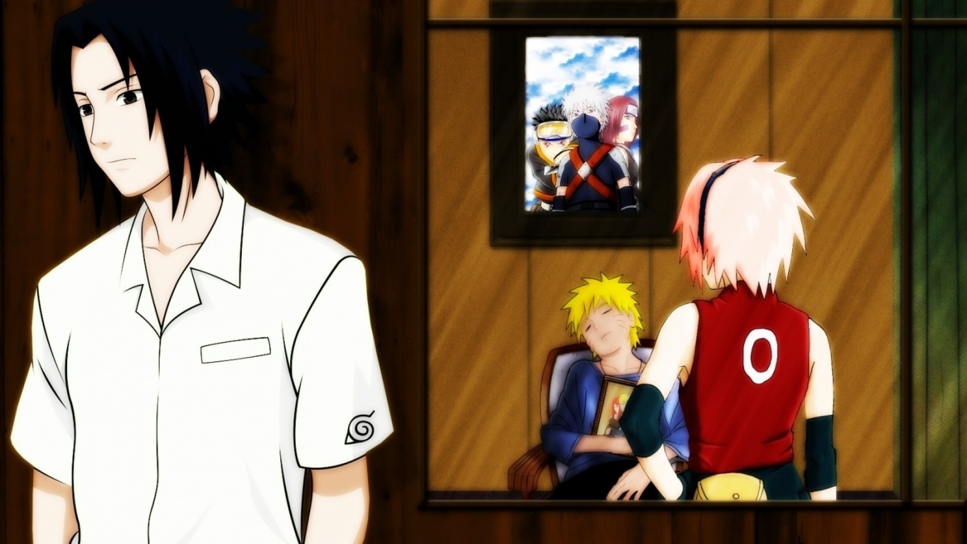 Kushina Uzumaki, Sakura Haruno, Sasuke Uchiha, Minato Namikaze, Rin Nohara, 1080P, Naruto Uzumaki, Naruto, Obito Uchiha, Kakashi Hatake, Anime, HD Wallpaper