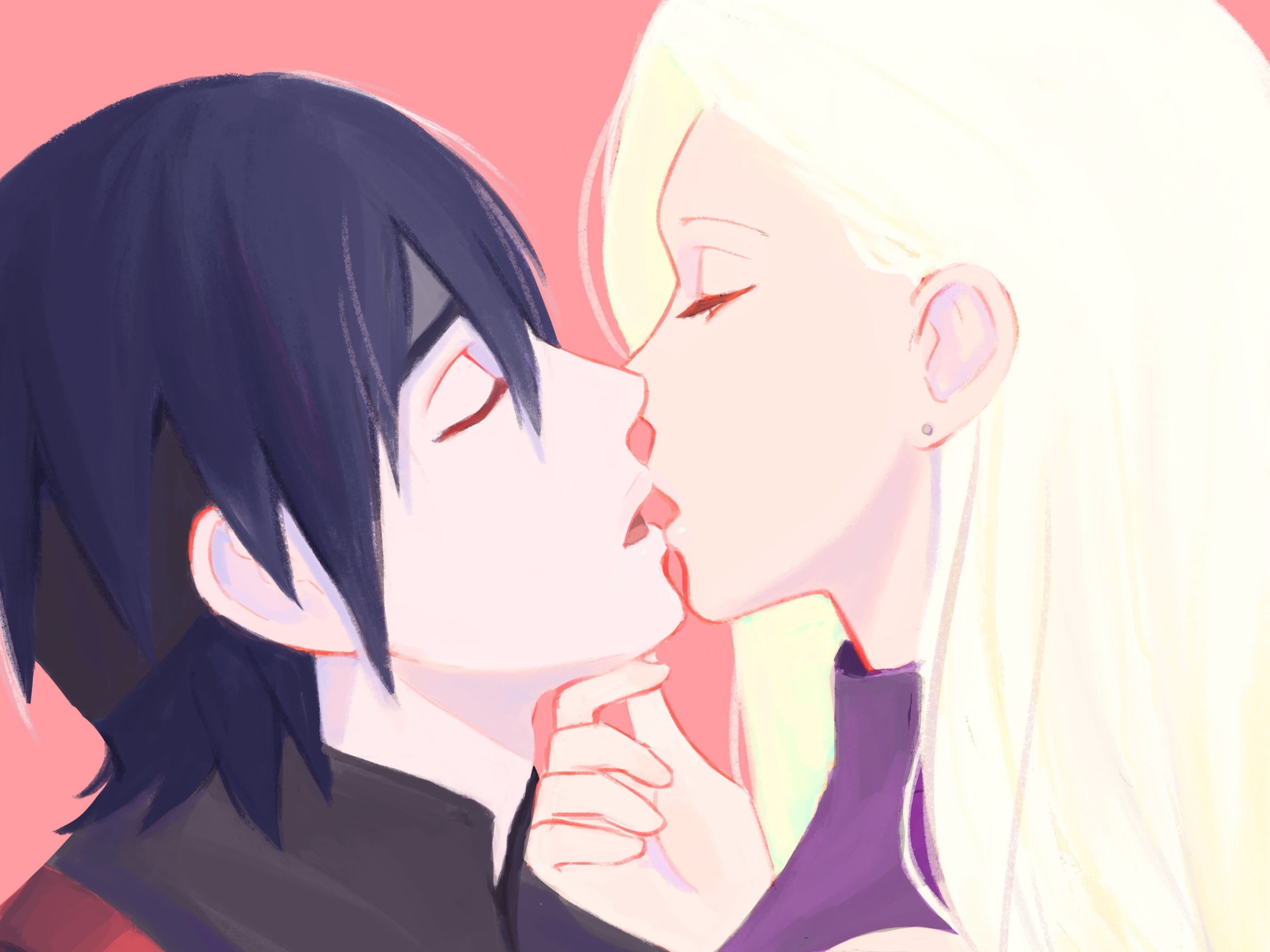Naruto, Ino Yamanaka, 2K, Sai (Naruto), HD Wallpaper