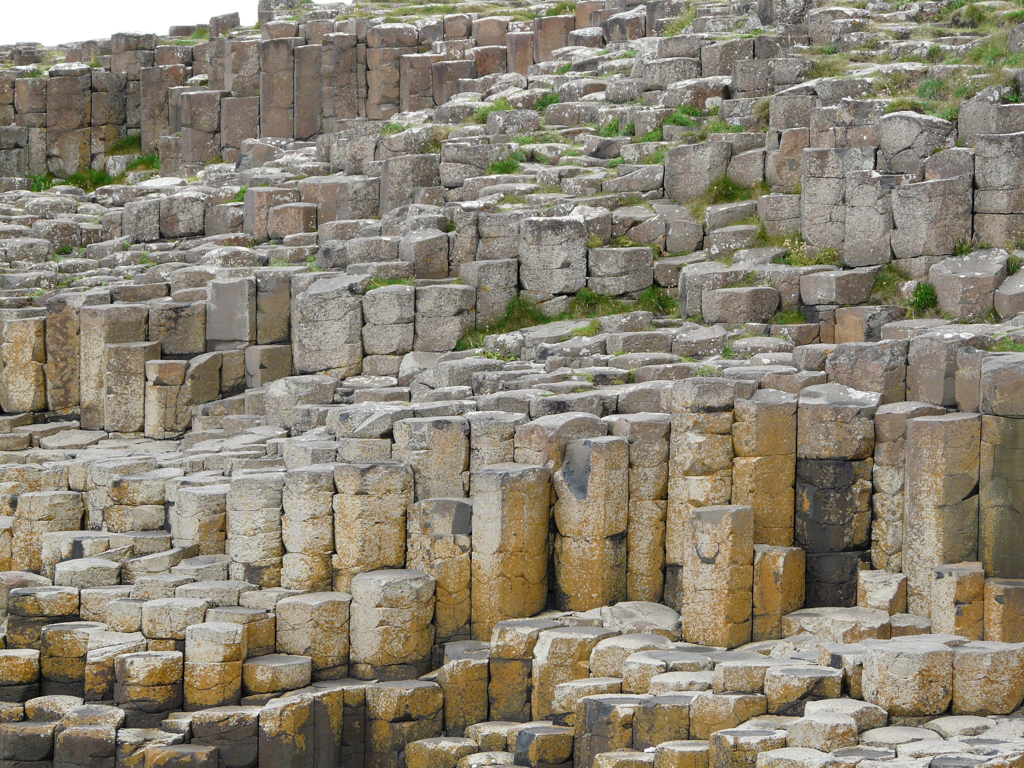 hexagonal, northern, temple - Building, architectural Column, history, built Structure, outdoors, attraction, archaeology, day, rock, the Past, stone wall, HD Wallpaper
