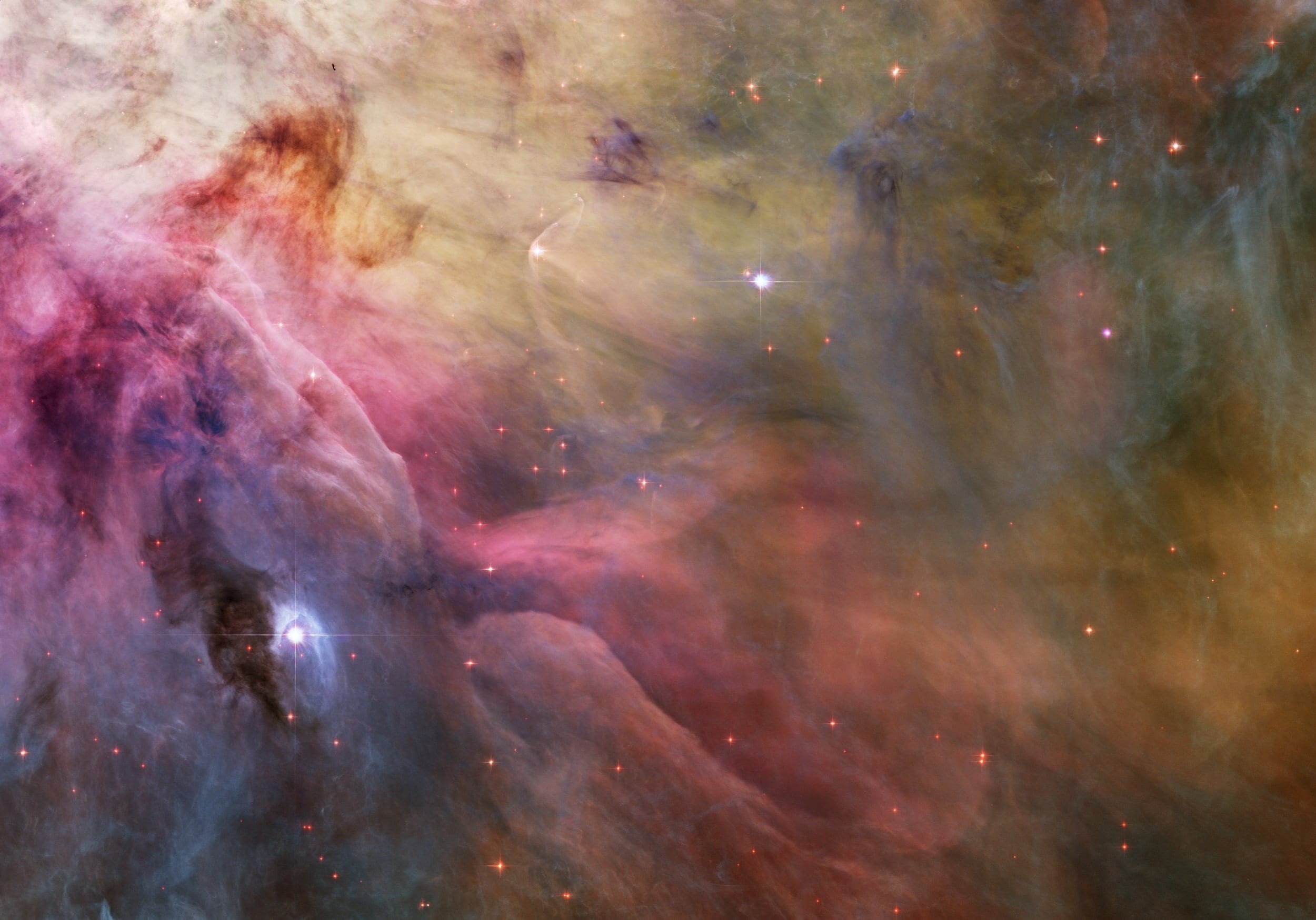illustration, night sky, astronomy, night, mystery, 1080P, abstract, sky, orion nebula, ngc 1976, aviation, all, star - space, bright, astronautics, starry sky, HD Wallpaper