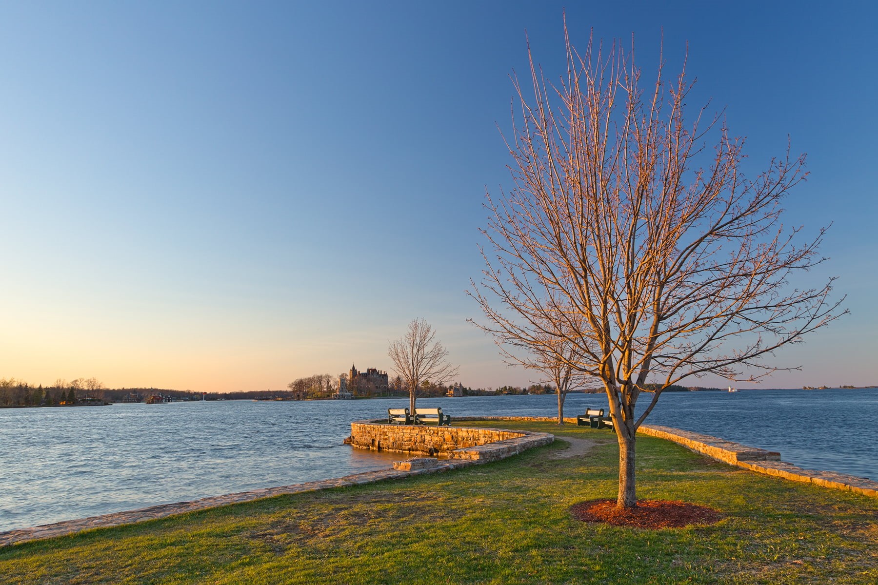 shoreline, image, Sunset, Casino, landscape, new  york  state, near, lake, field, sea, seascape, waterscape, Island, curves, natural, body, background, HD Wallpaper