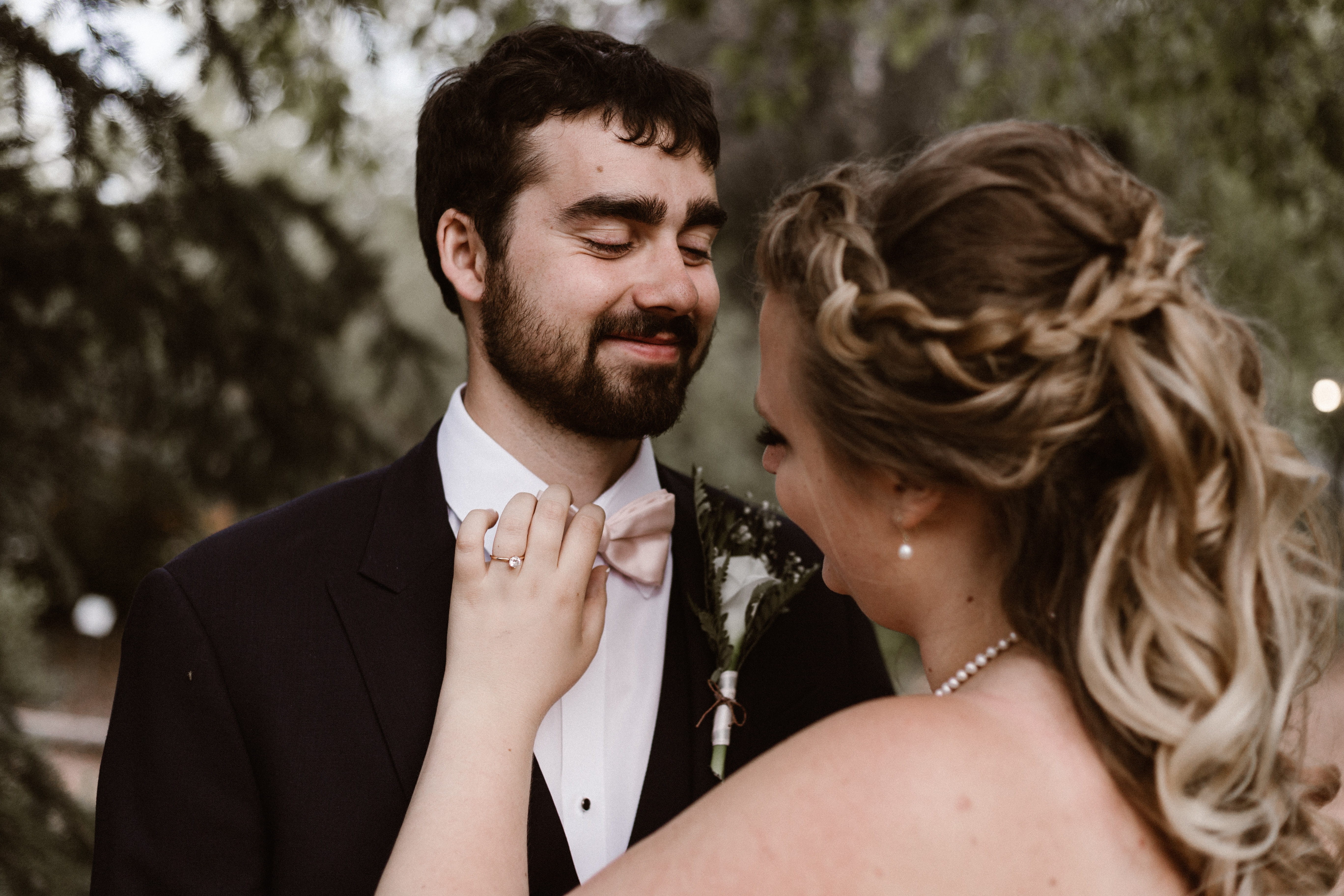 happy, two People, marriage, bonding, celebration, headshot, tie, couple - Relationship, wedding Dress, dress, newly, romance, beautiful, fixing, happiness, HD Wallpaper