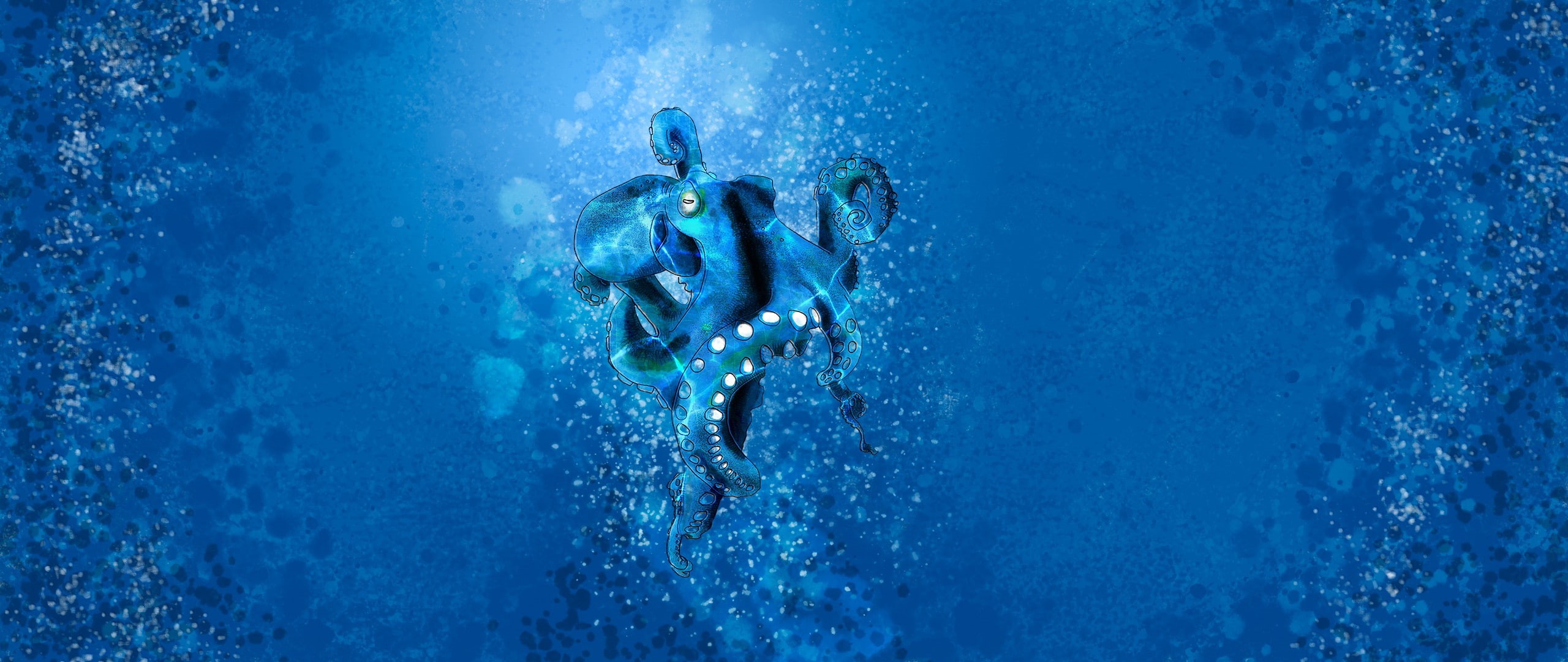 motion, undersea, people, underwater, exploration, adventure, painting, lifestyles, 2K, paint in water, nature, swimming, swimming pool, aquatic sport, HD Wallpaper