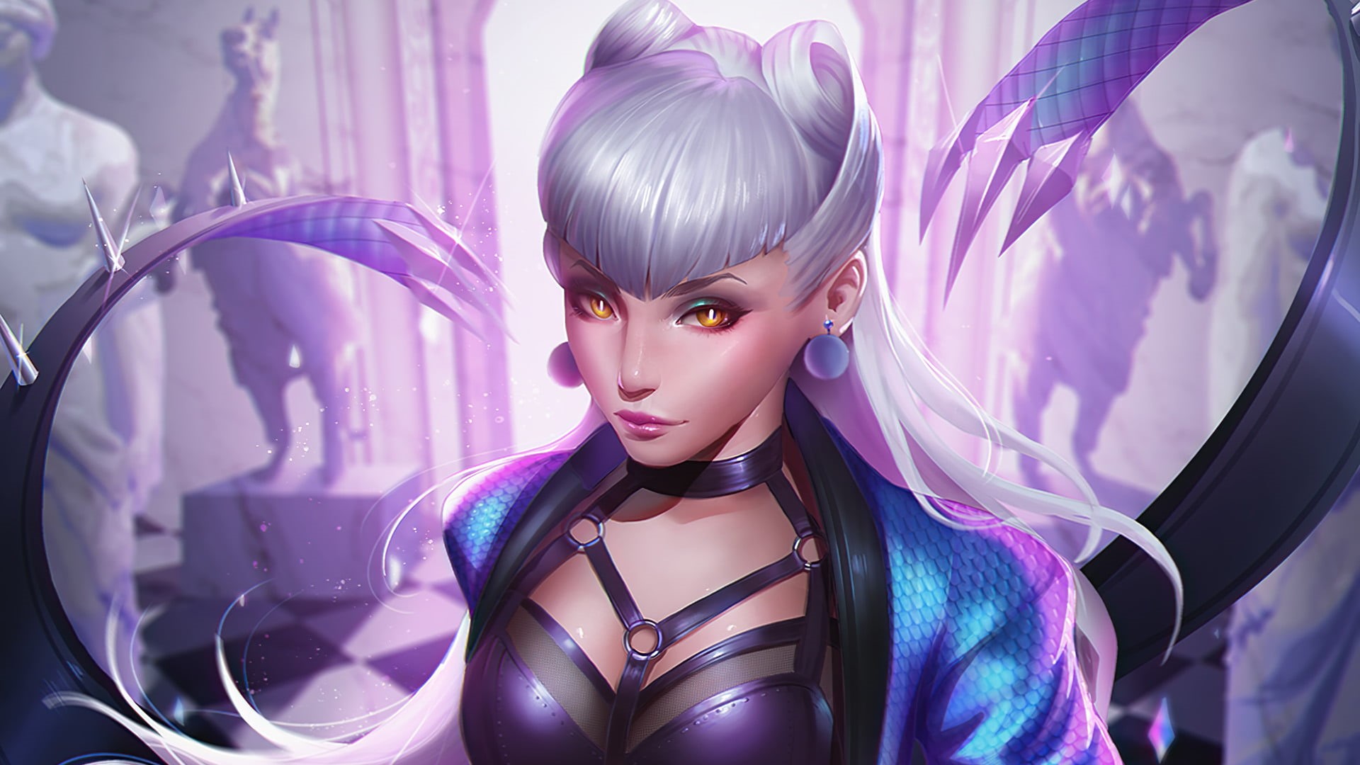 kda, Riot Games, Evelynn, League of Legends, 1080P, Evelynn (League of Legends), HD Wallpaper