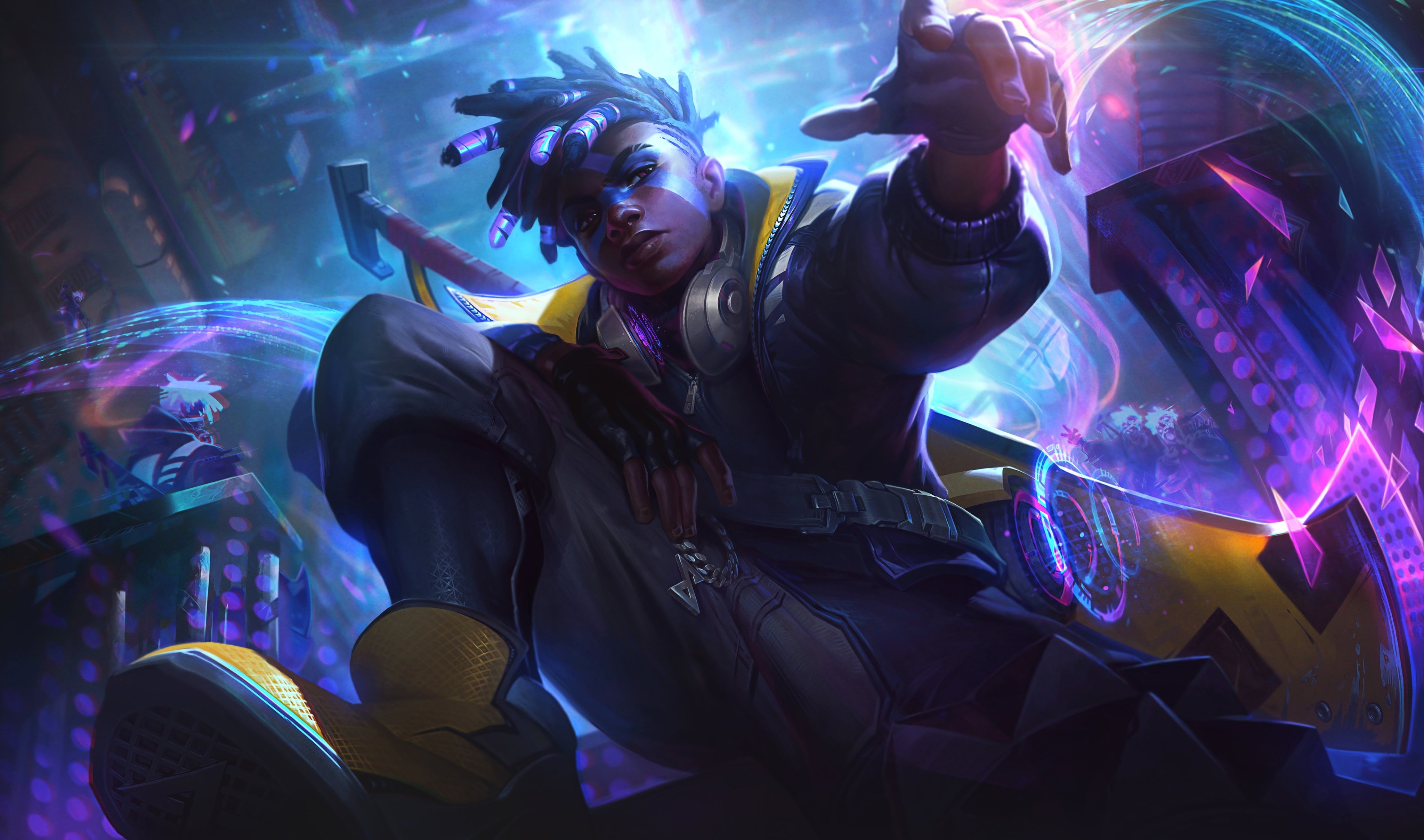 League Of Legends, 4K, Ekko (League of Legends), Video Game, HD Wallpaper