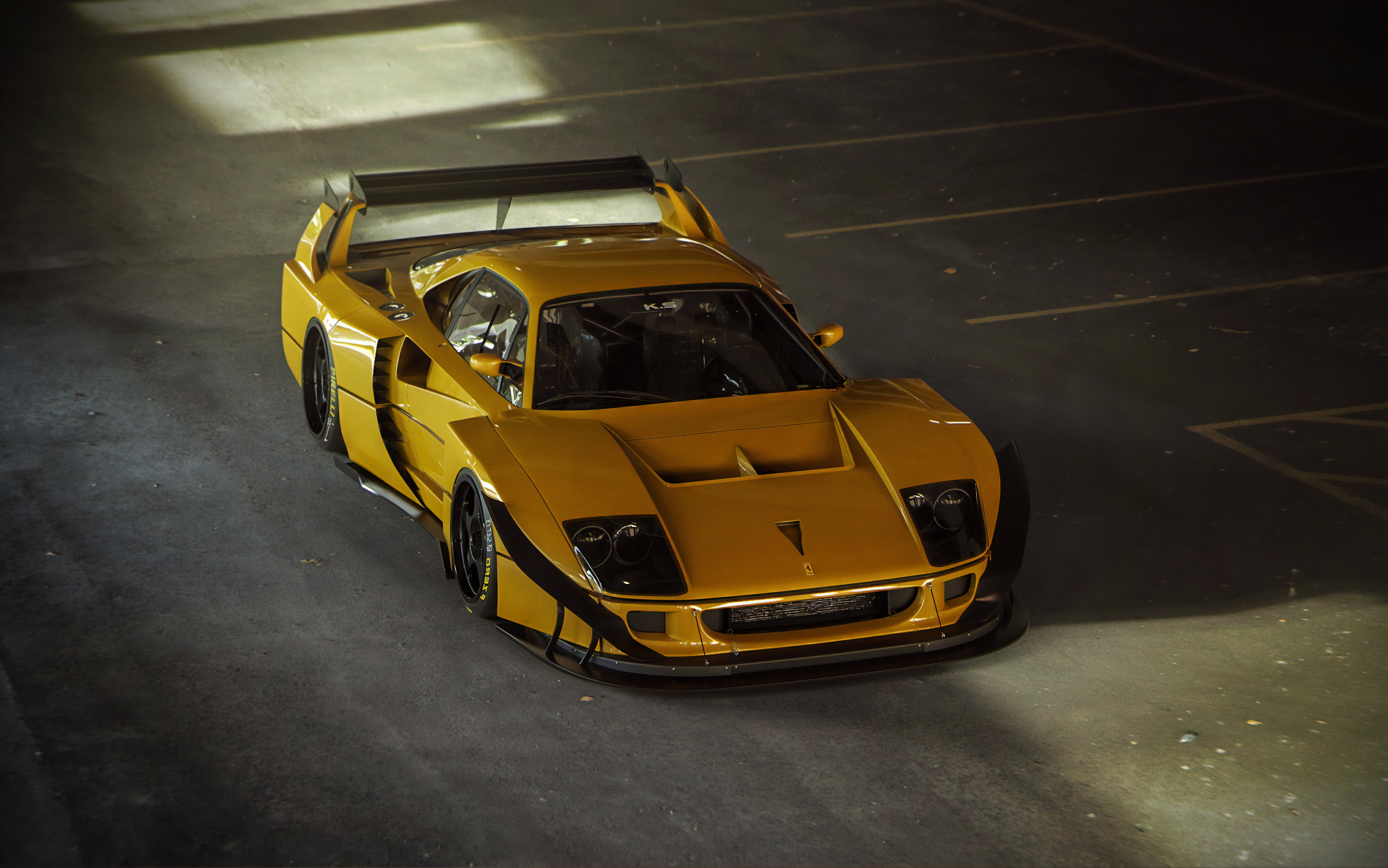 render, car, Khyzyl Saleem, 8K, HD Wallpaper