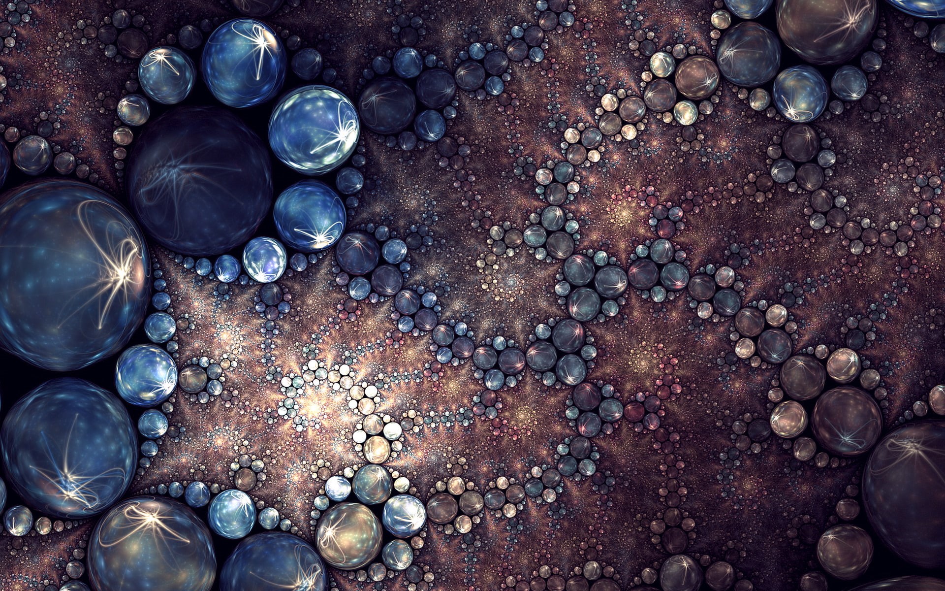 Sphere, Pearl, Abstract, Fractal, Digital Art, Artistic, 1080P, Orb, HD Wallpaper