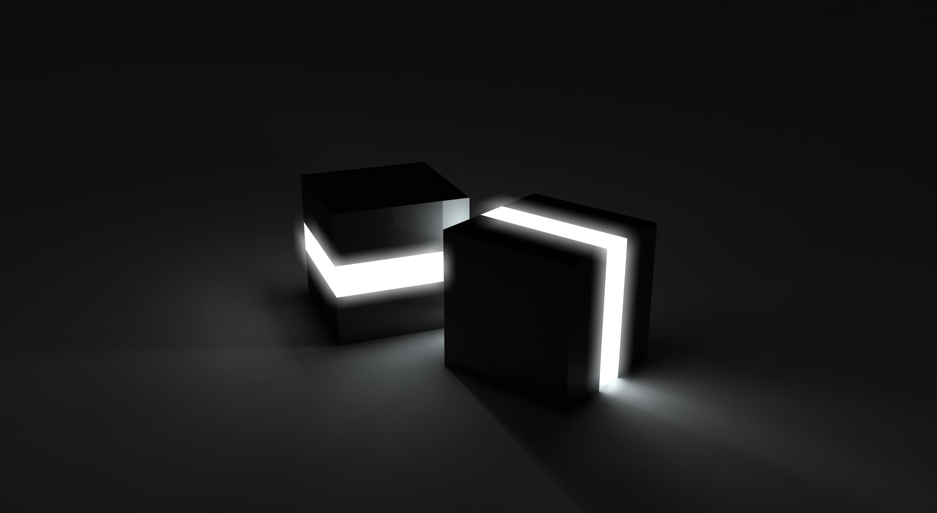 lights, studio shot, design, door, illuminated, shadow, shape, mystery, lighting equipment, boxes, 3D, entrance, indoors, 1080P, spotlight, three dimensional, HD Wallpaper
