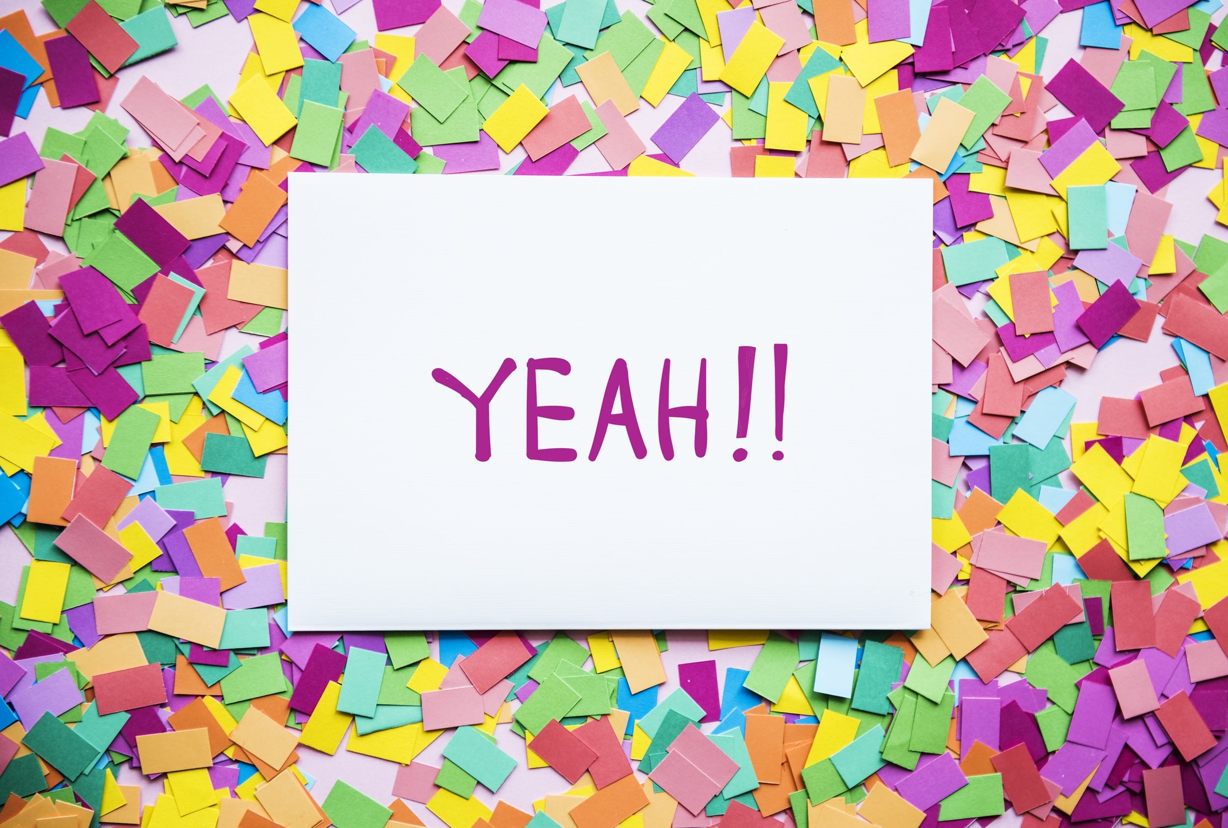 exclamation, hand, multi colored, close-up, communication, cut out, blank, purple, indoors, celebrate, tags, hand lettering, party, celebration, colorful, HD Wallpaper