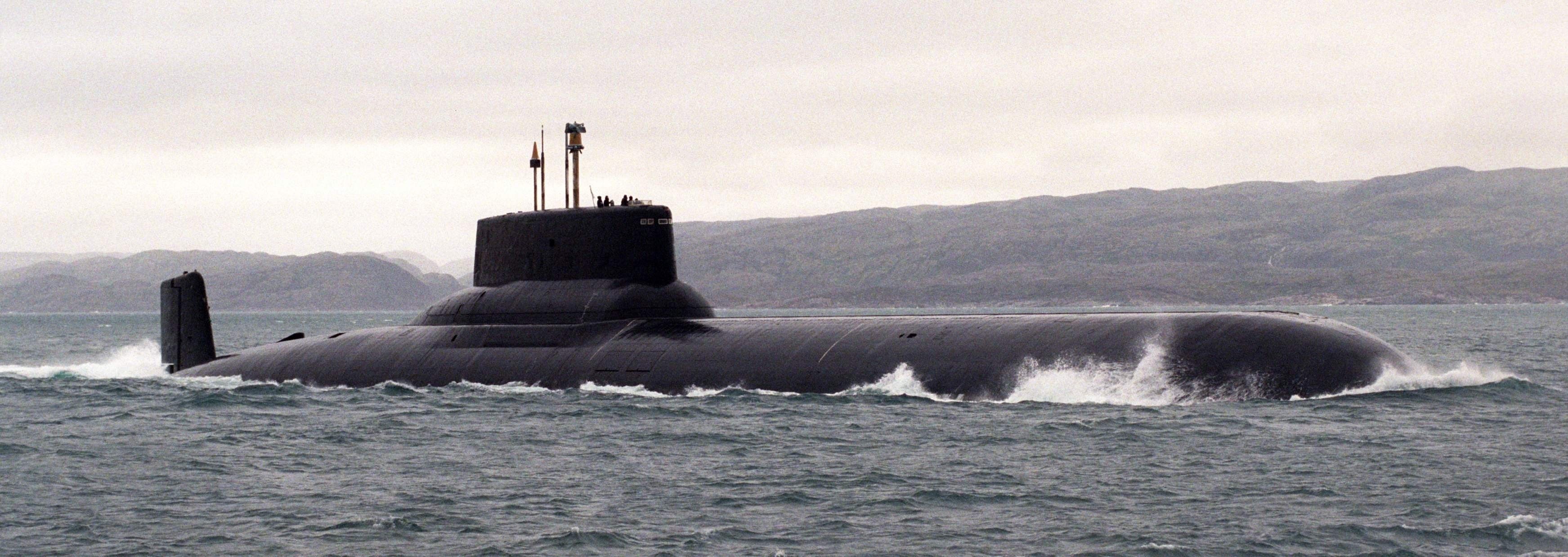 splashing, nautical vessel, Proj. 941 Akula class SSBN, transportation, no people, whale, animal wildlife, submarine, underwater, mammal, Russian Navy, HD Wallpaper