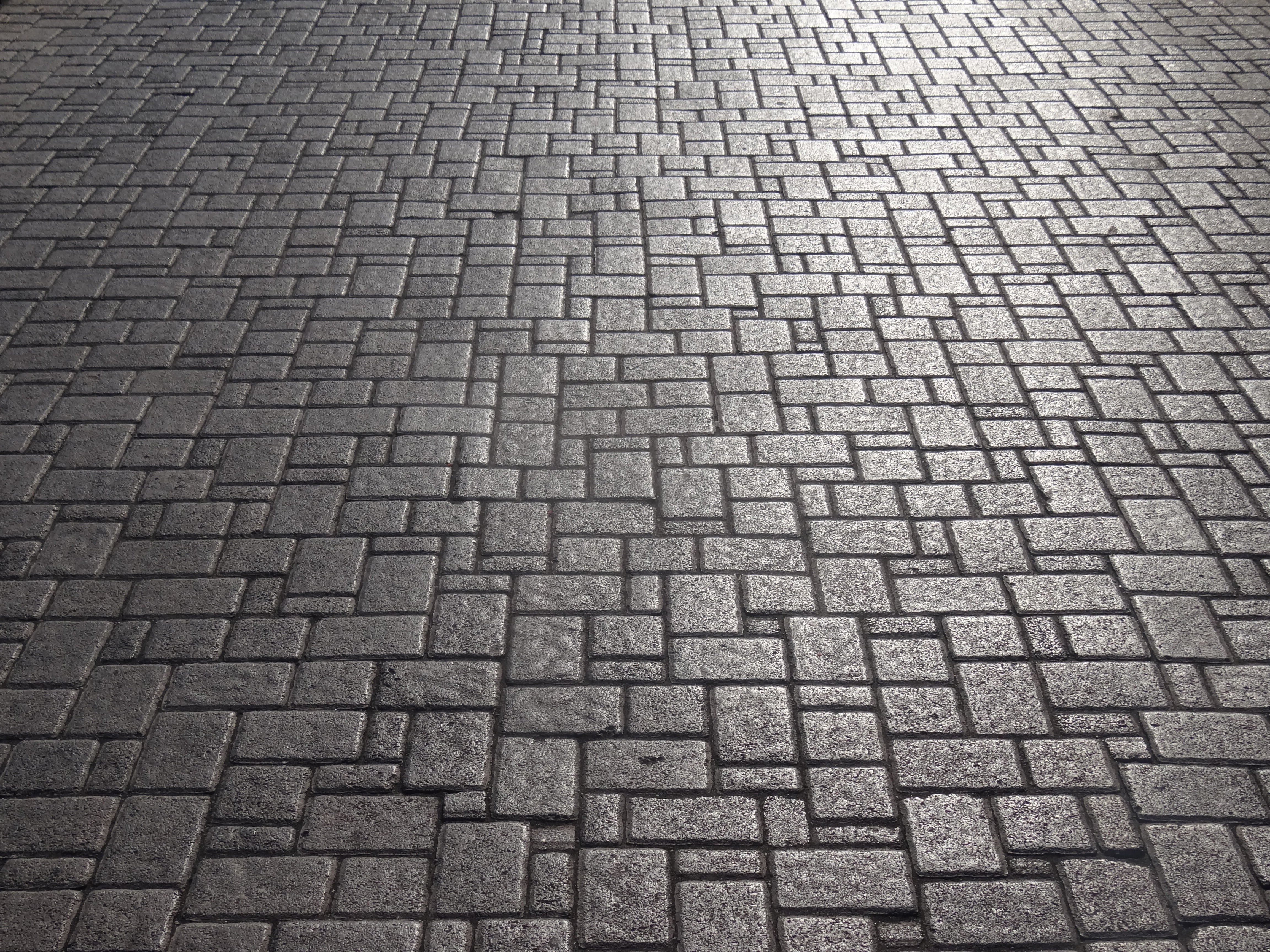 pavement, repetition, road, city, backgrounds, textured, gray, flooring, no people, road construction, street, brick, texture, footpath, paved, space, day, HD Wallpaper