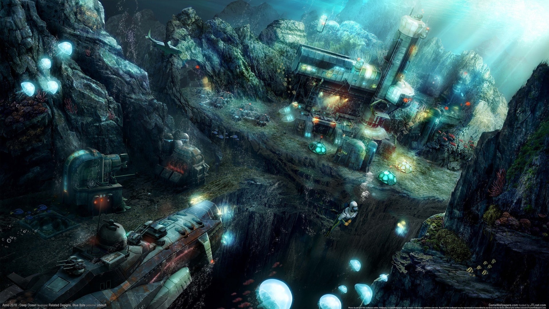 Deep, Ocean, 1080P, 2070, Anno, HD Wallpaper