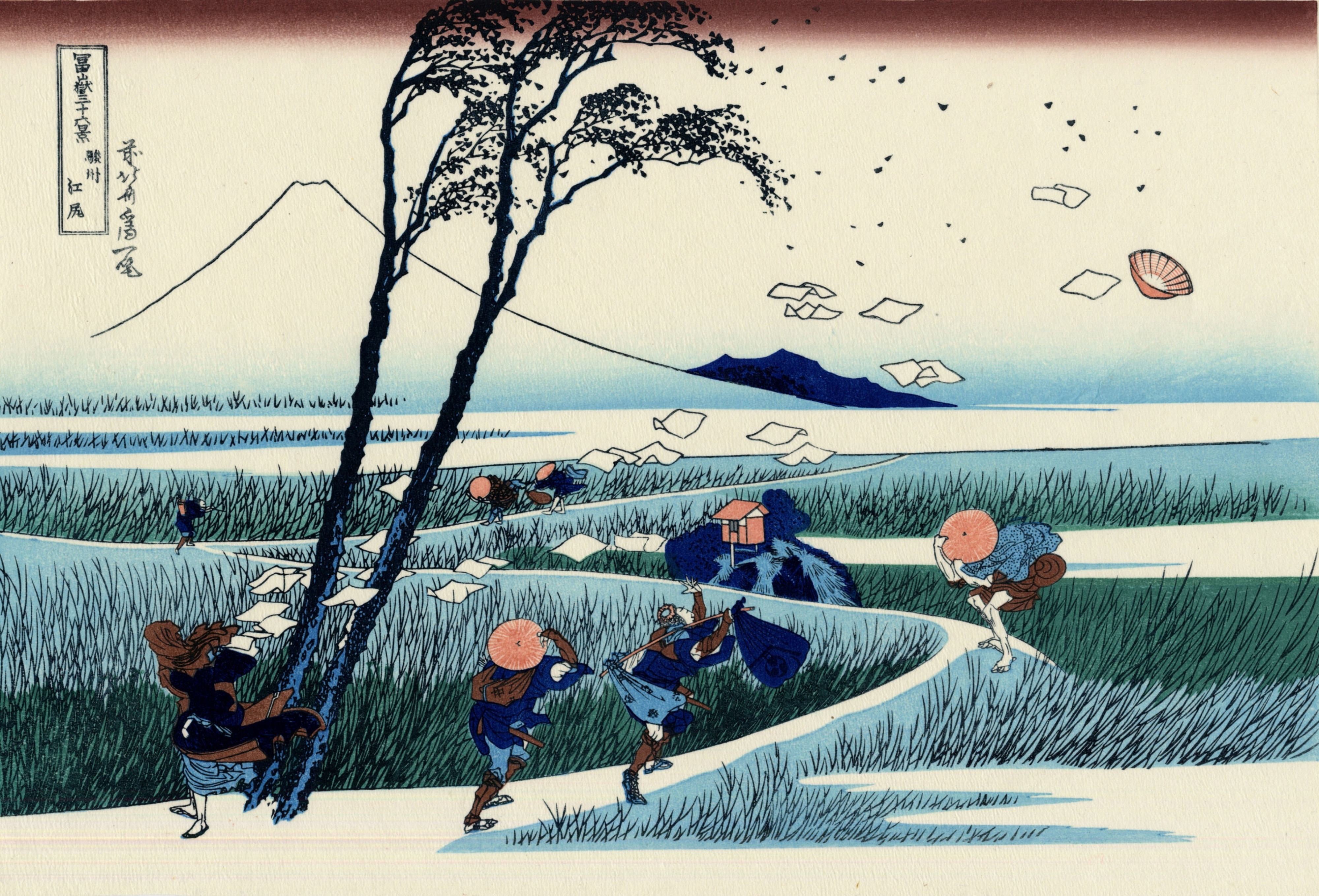 4K, Japanese Art, Ukiyo-e, HD Wallpaper