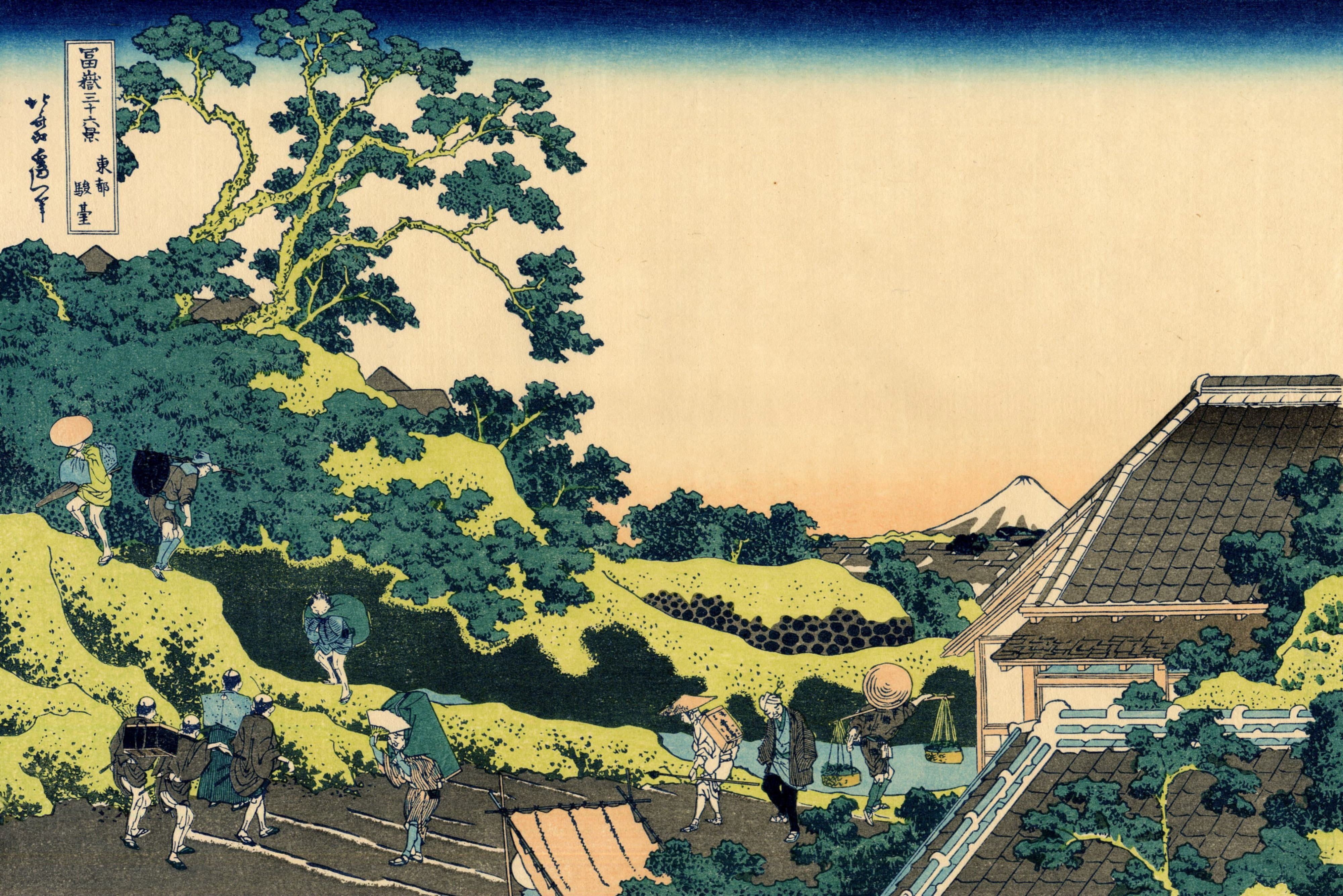 Ukiyo-e, Japanese Art, 4K, HD Wallpaper