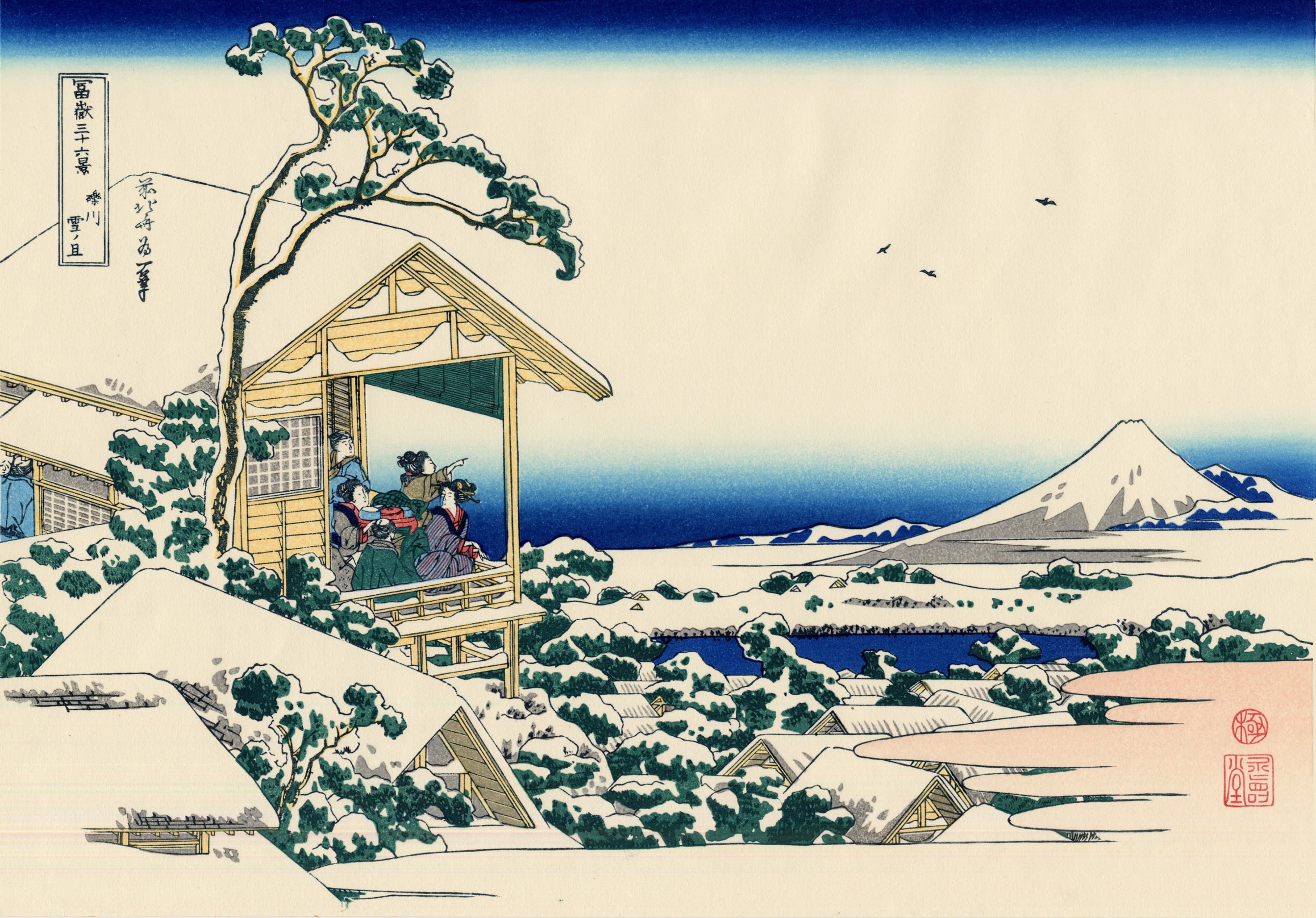 Japanese Art, 4K, Ukiyo-e, HD Wallpaper