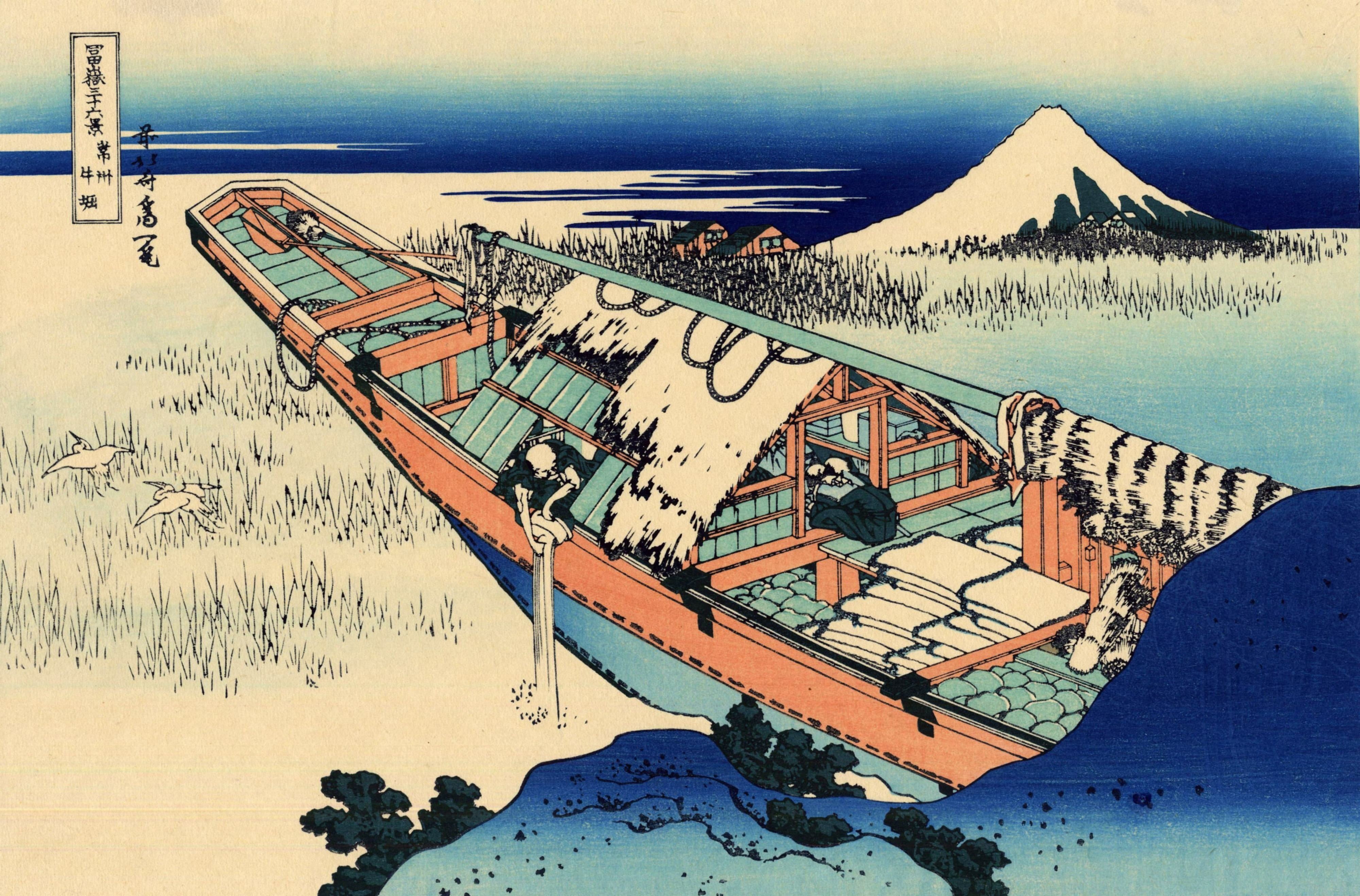 Ukiyo-e, Japanese Art, 4K, HD Wallpaper