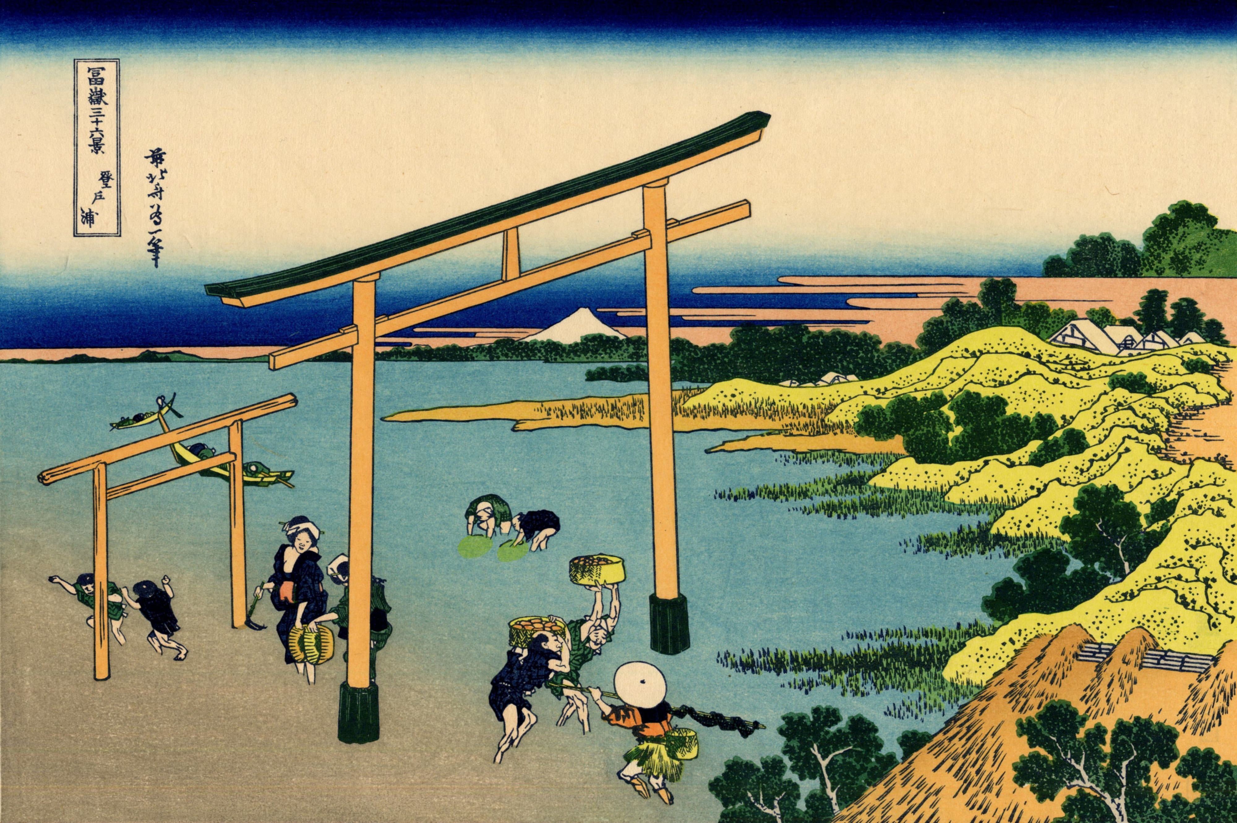 4K, Ukiyo-e, Japanese Art, HD Wallpaper