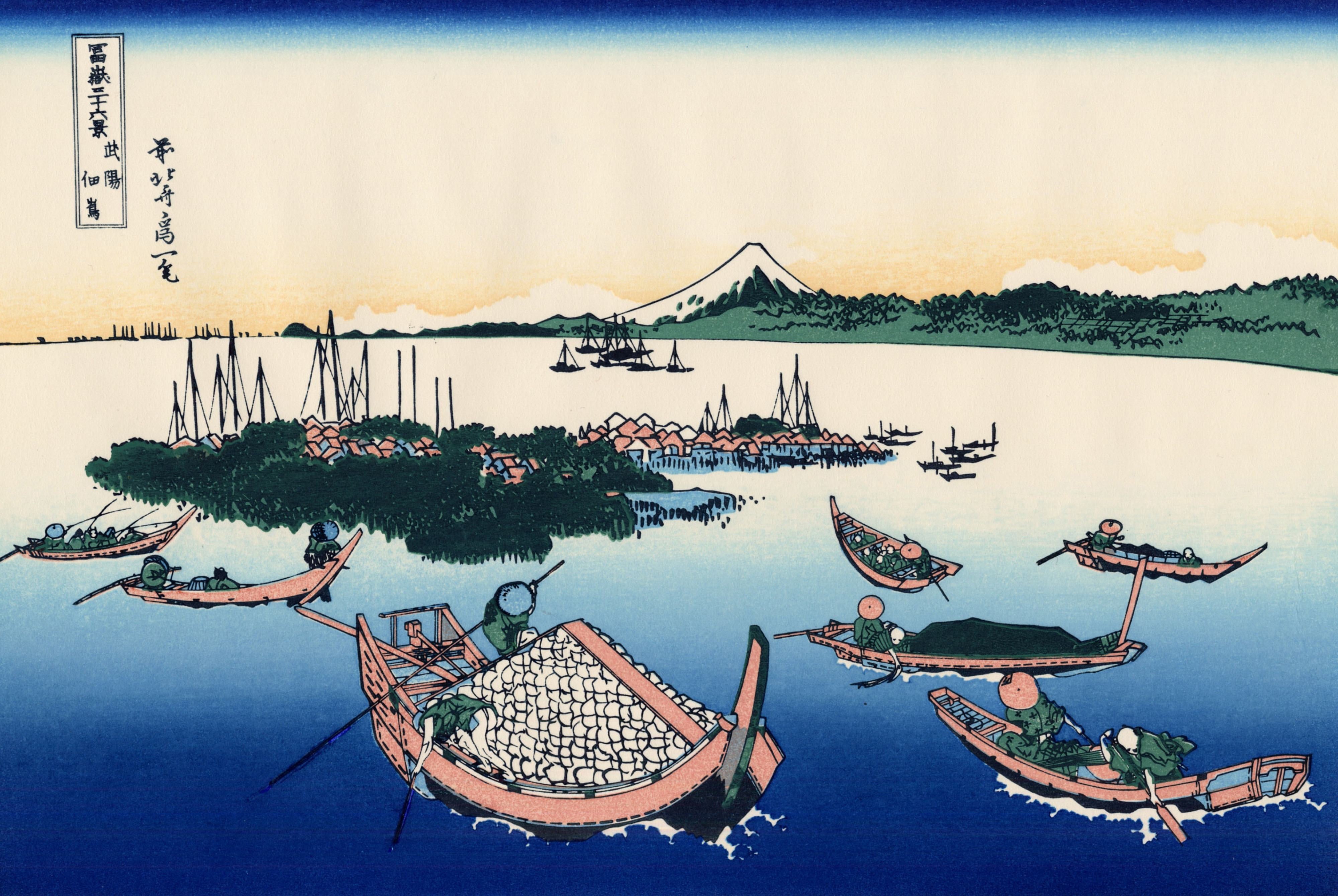 Ukiyo-e, 4K, Japanese Art, HD Wallpaper
