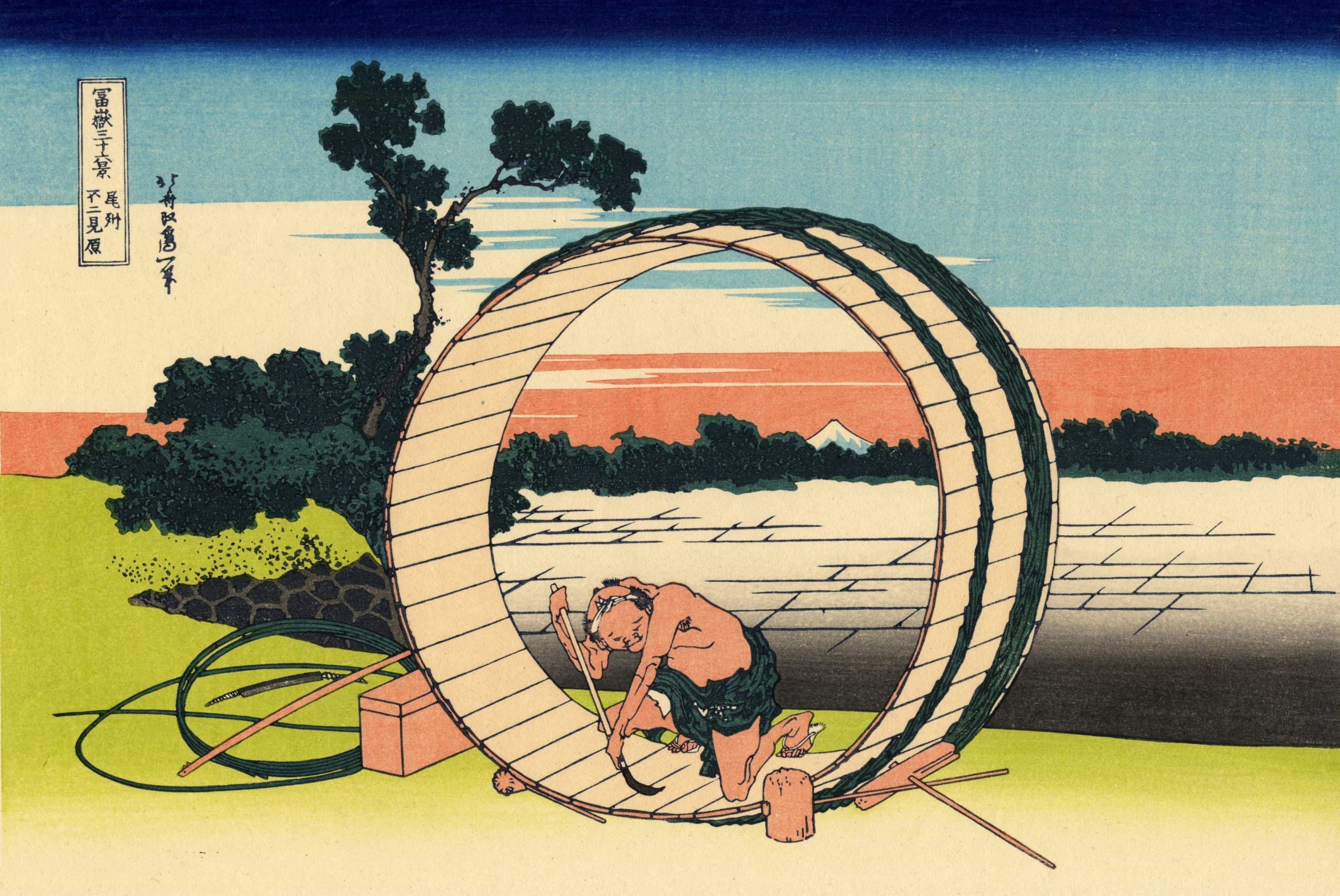 4K, Japanese Art, Ukiyo-e, HD Wallpaper