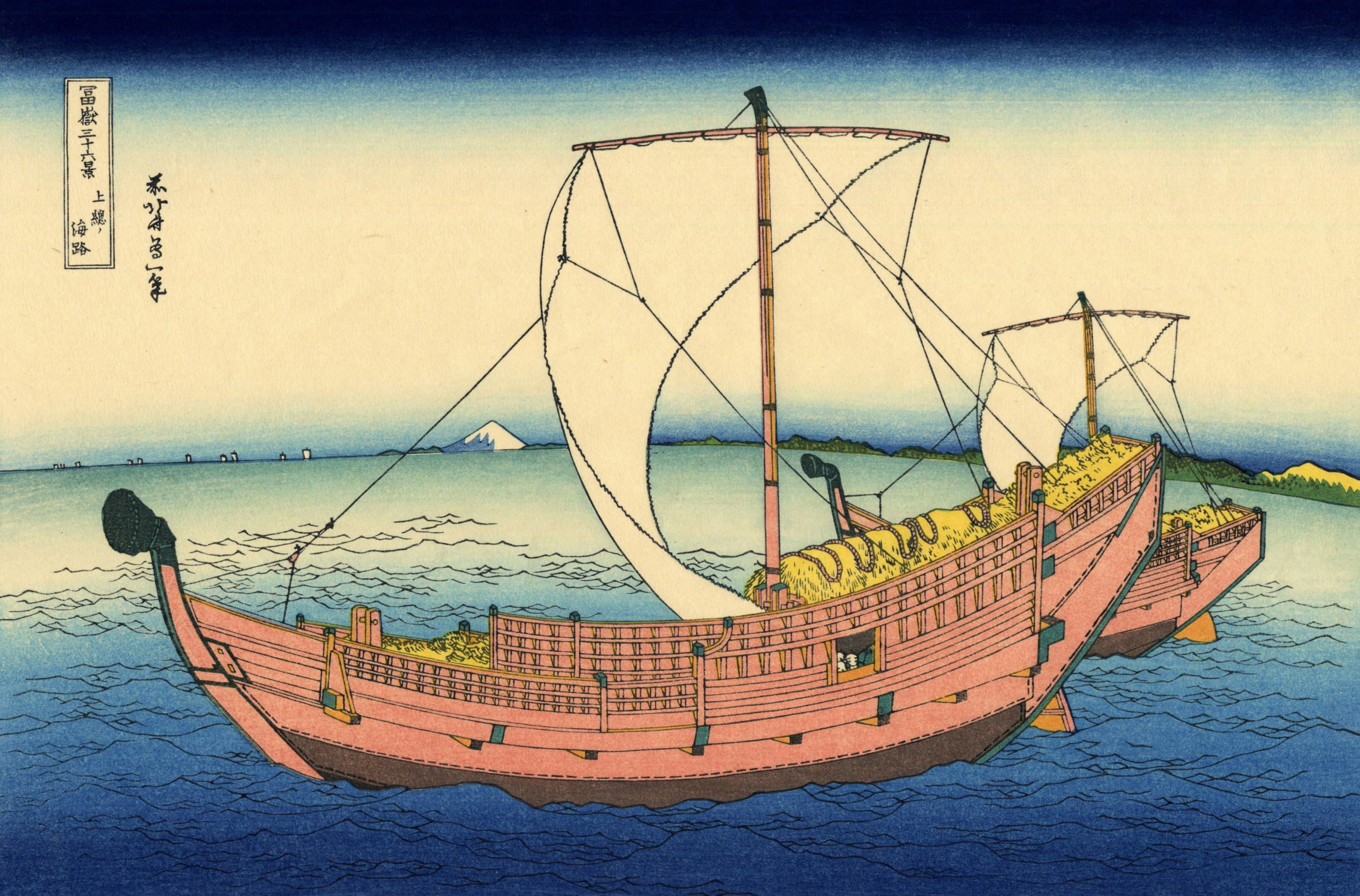 4K, Japanese Art, Ukiyo-e, HD Wallpaper
