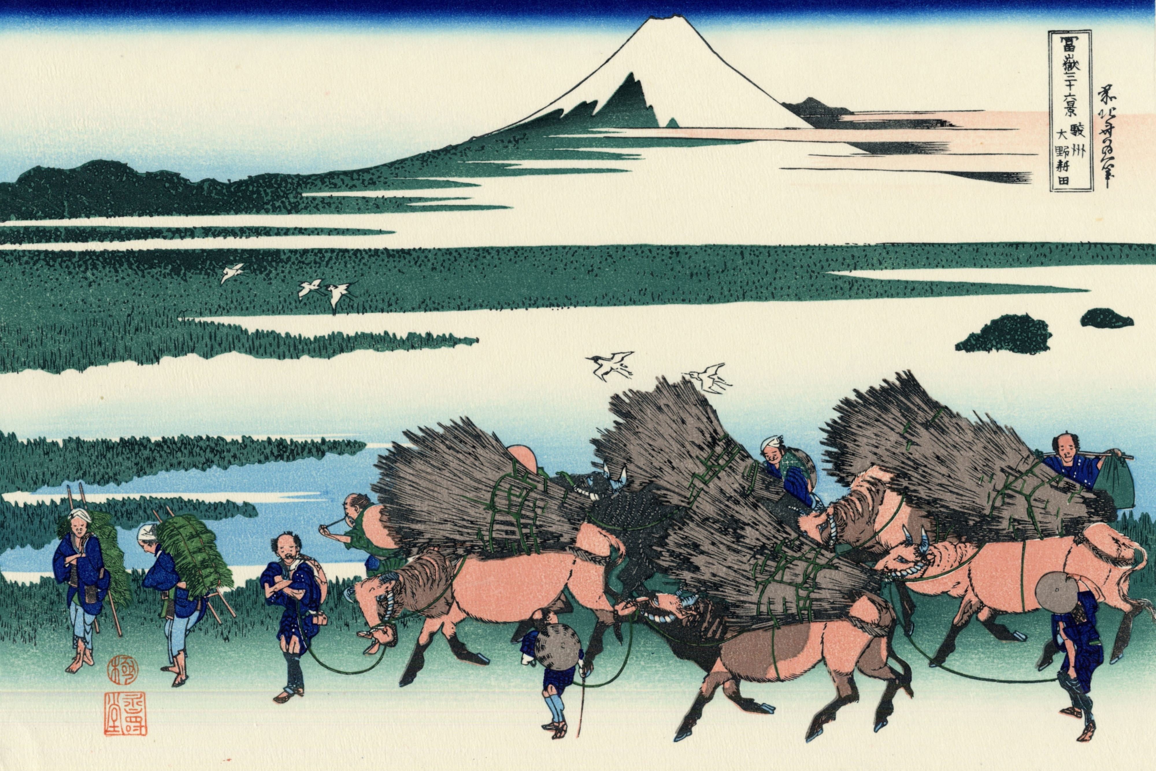 Japanese Art, Ukiyo-e, 4K, HD Wallpaper