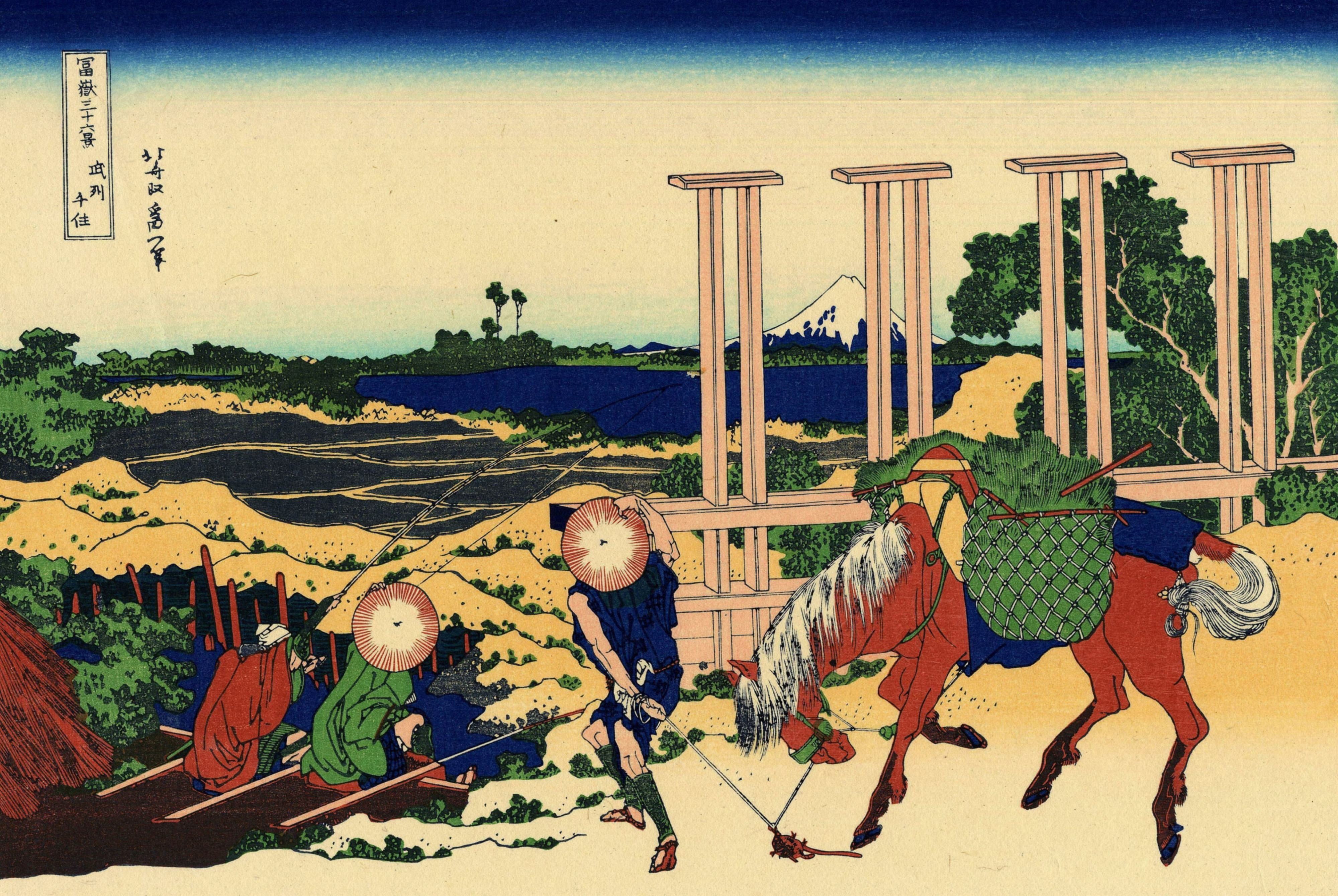 4K, Ukiyo-e, Japanese Art, HD Wallpaper