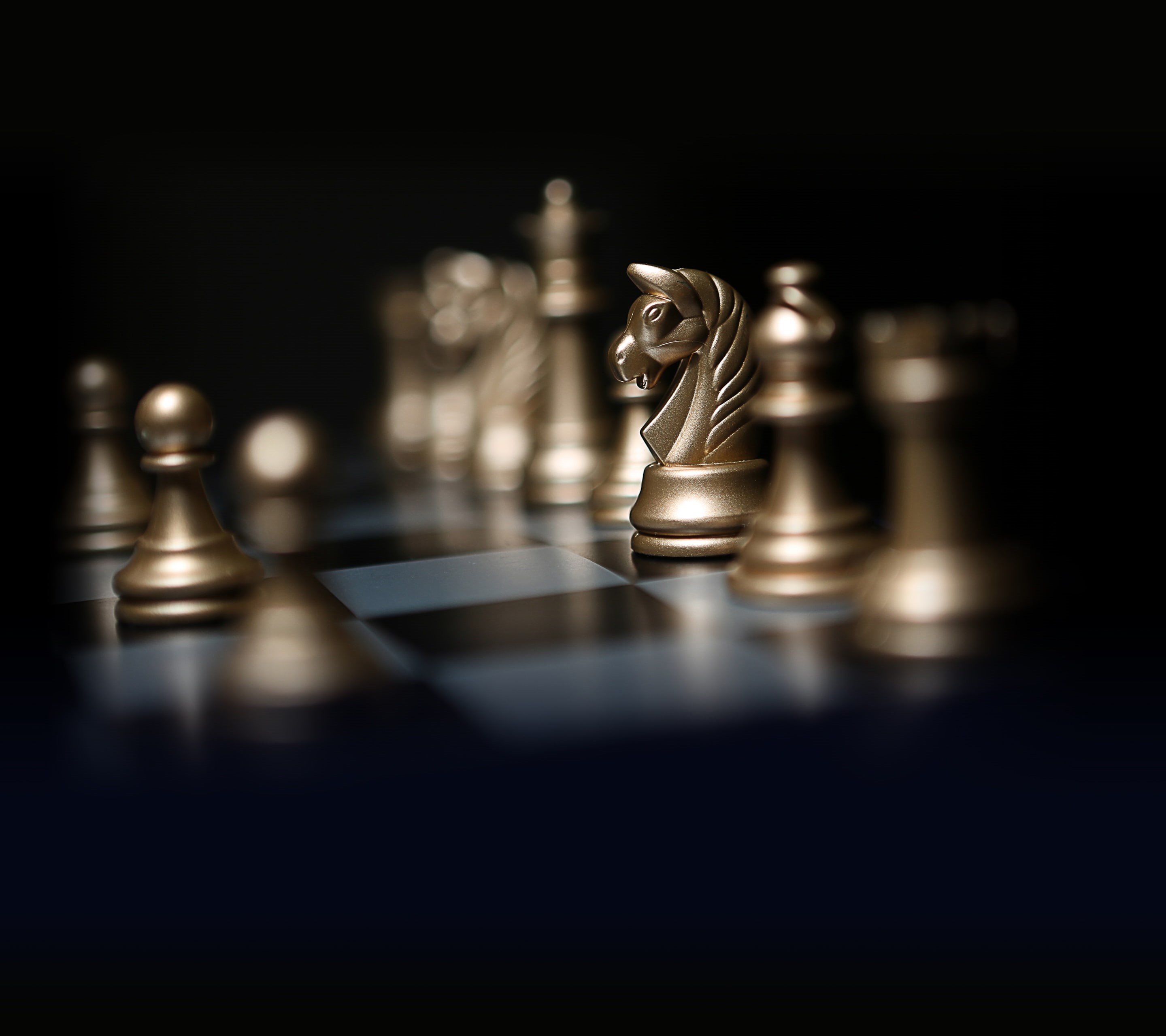 Bokeh, horse, Knight, focus, Huawei Mate 10, 2K, selective, Stock, HD, Chessboard, Chess, piece, HD Wallpaper