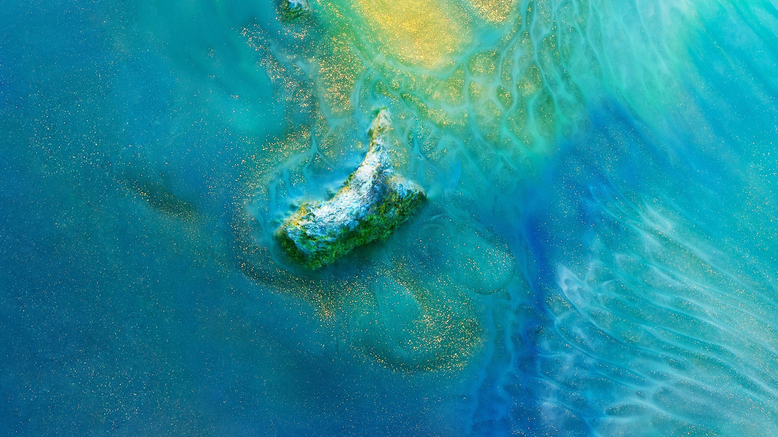 Huawei Mate 20, ocean, island, 2K, Android 8.0, HD Wallpaper