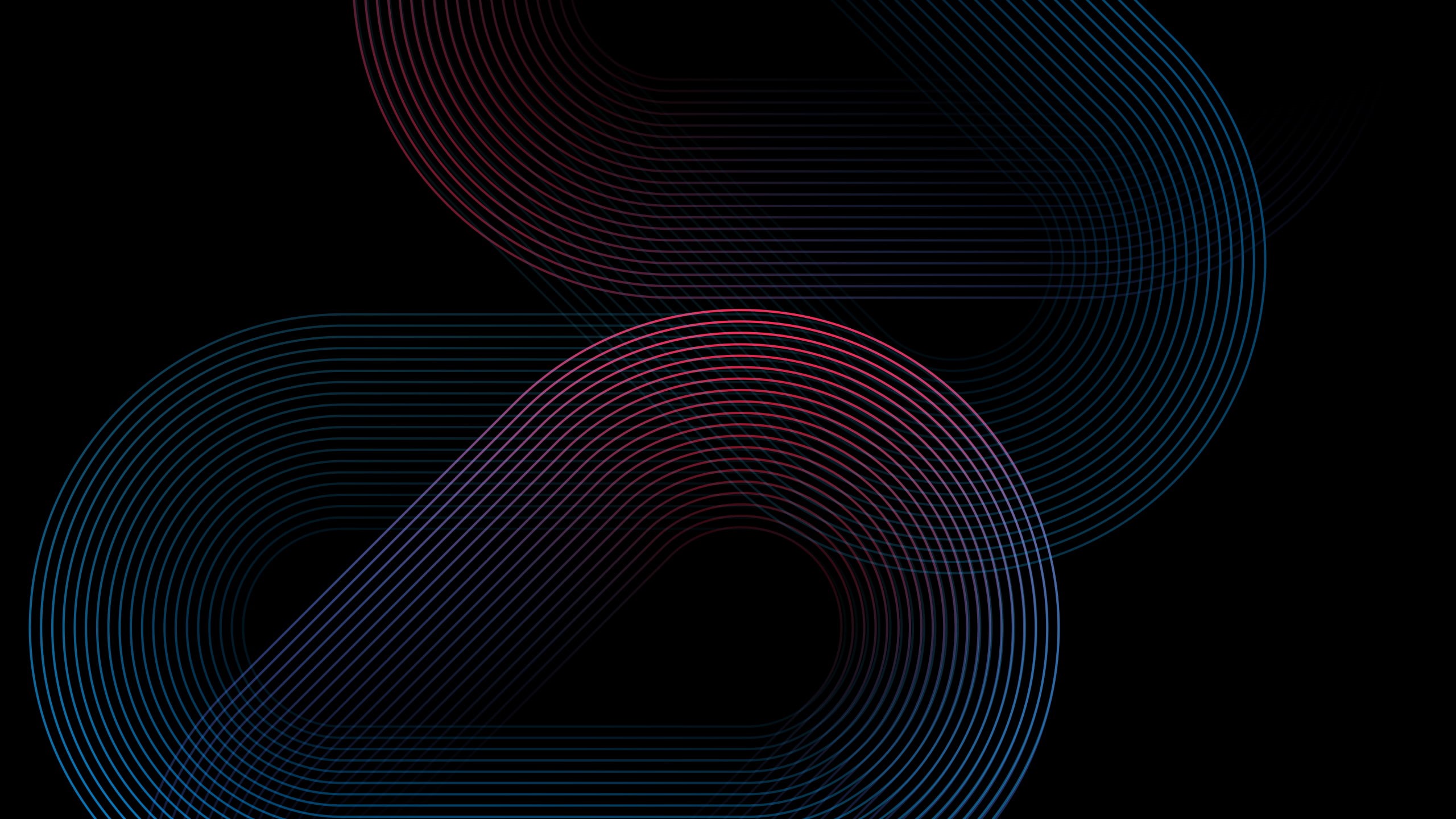 Gome U7, Stock, Dark, 2K, Black, Neon, Shapes, HD Wallpaper
