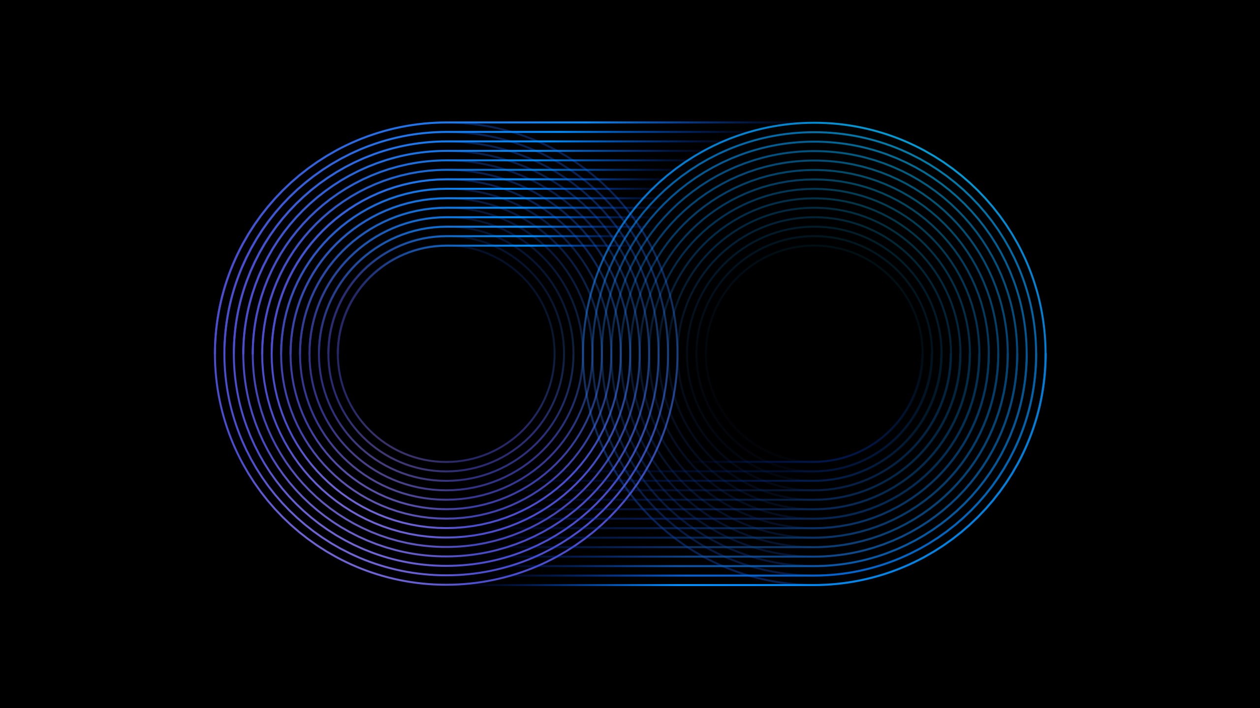 Gome U7, Dark, 2K, Stock, Neon, HD, Shapes, Black, HD Wallpaper