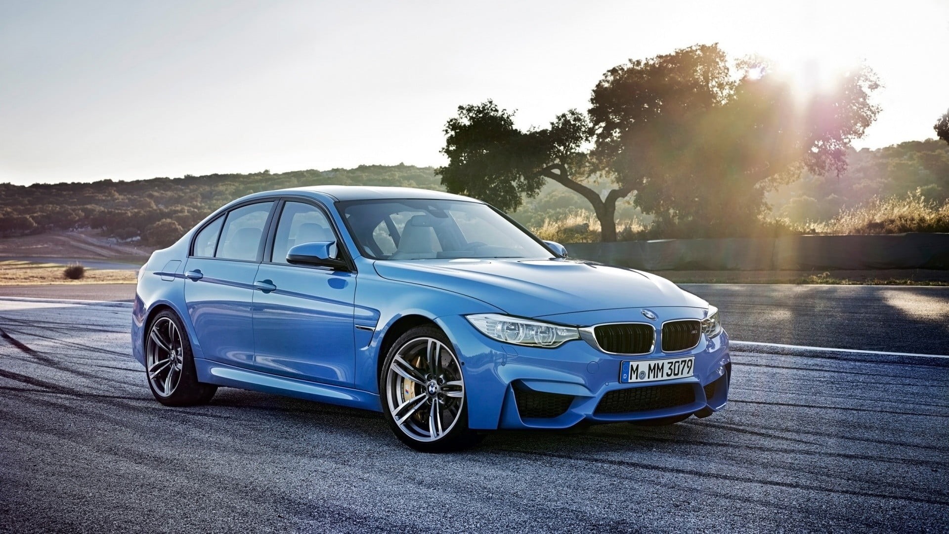 road trip, BMW, silver colored, sedan, 1080P, transportation, road, motor vehicle, sunlight, on the move, motion, outdoors, nature, tree, travel, wheel, HD Wallpaper