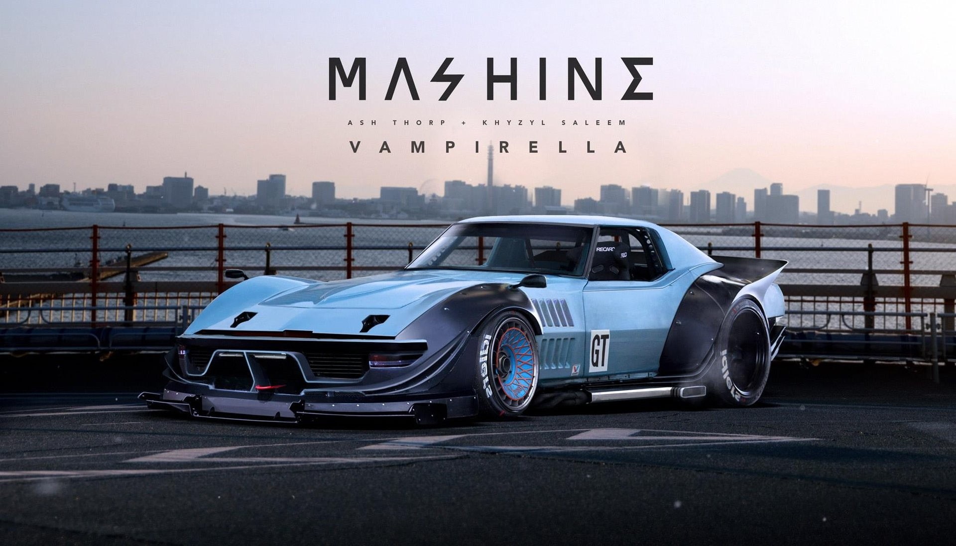 car, futuristic, 1080P, Chevrolet Corvette Stingray, Khyzyl Saleem, HD Wallpaper
